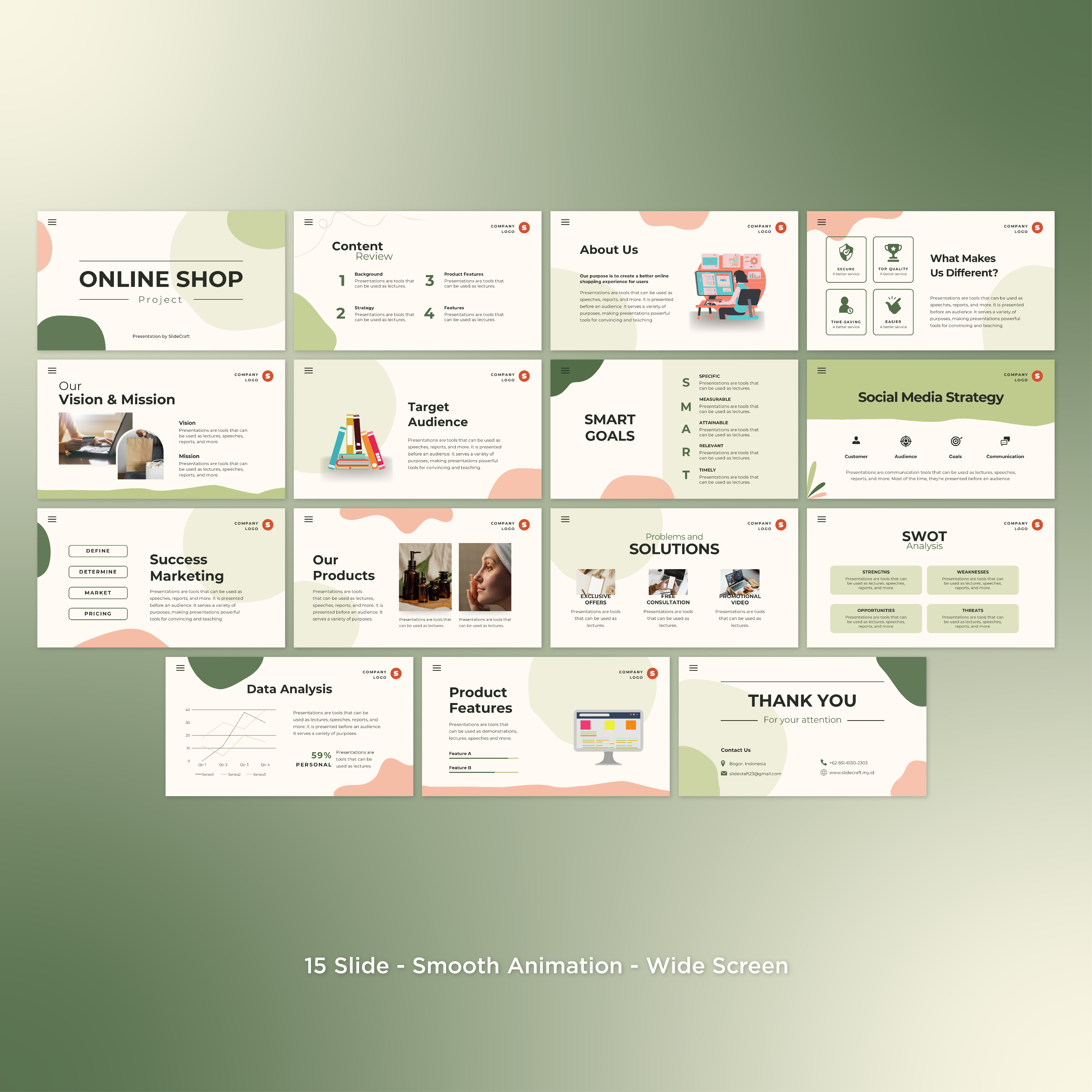 Business Presentation 2 - SageLine by SlideCraft