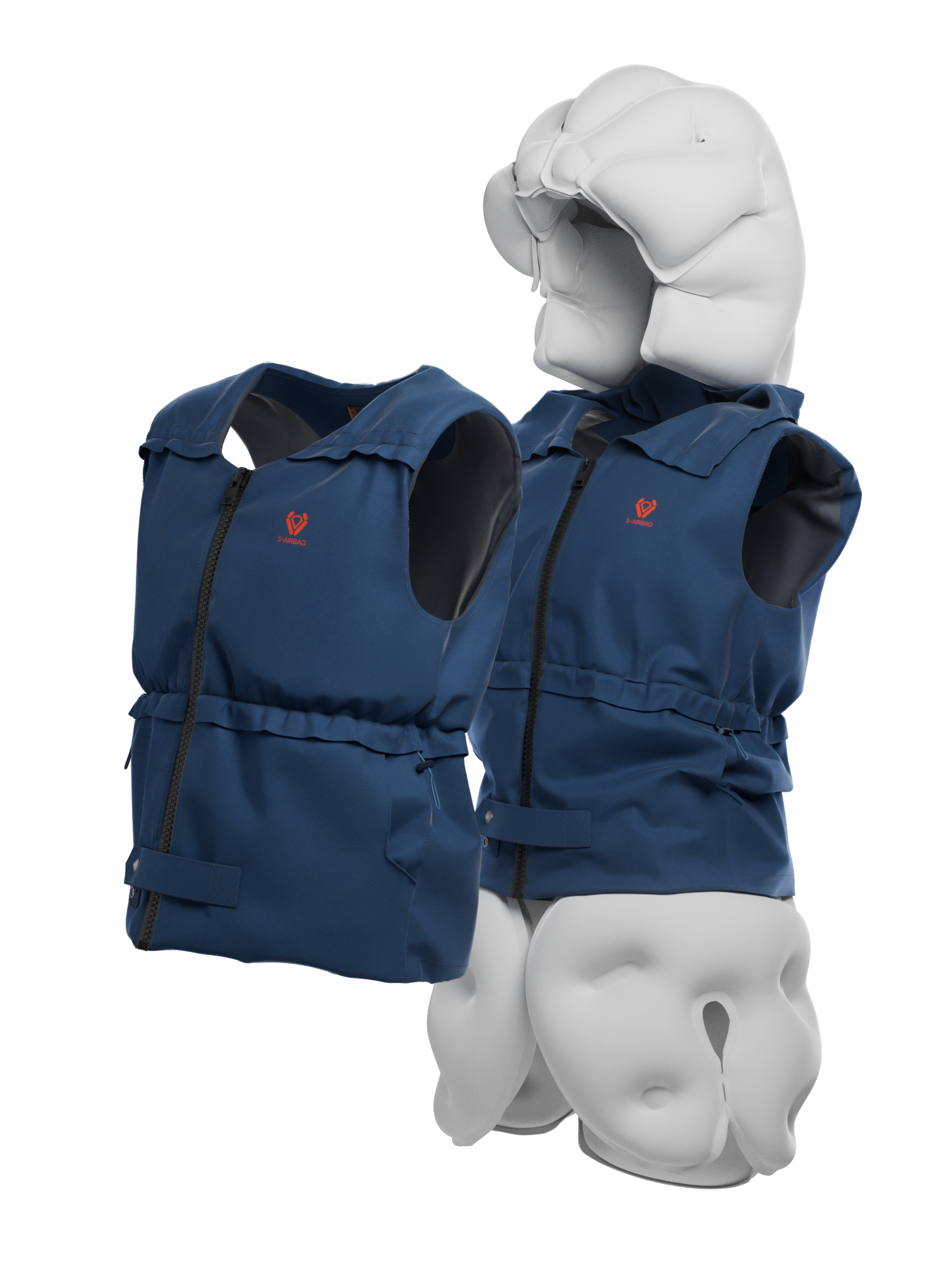 S20 Blå : Airbag väst för äldre