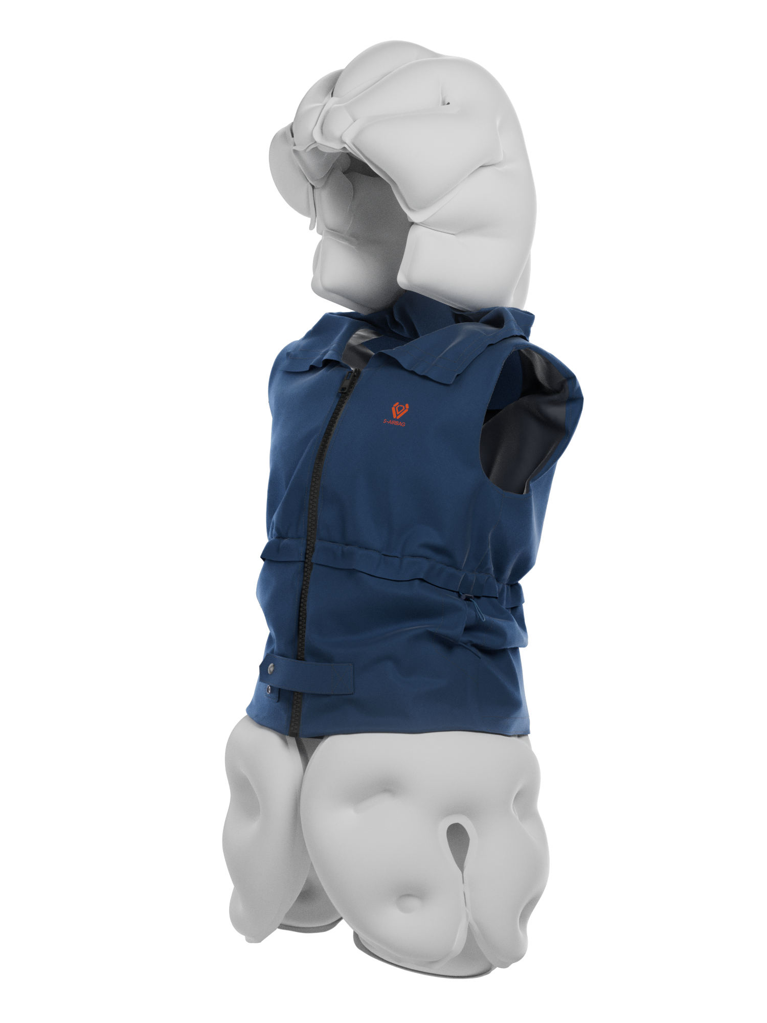 S20 Blå : Airbag väst för äldre