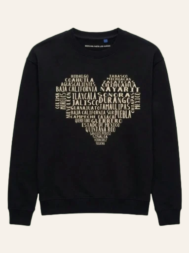 Sudadera Corazón México | Cambia de color 