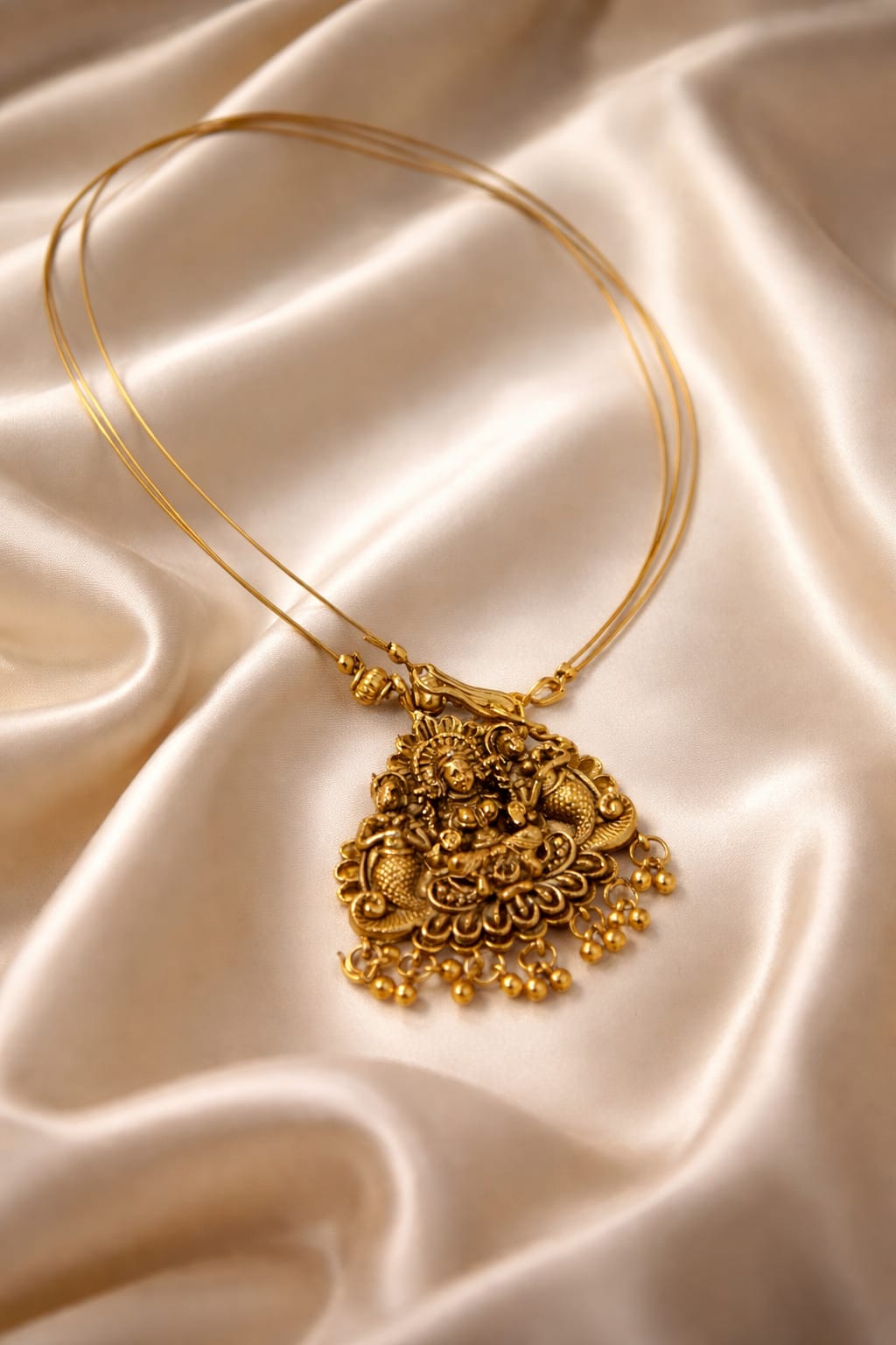 Antique Gold Temple Necklace