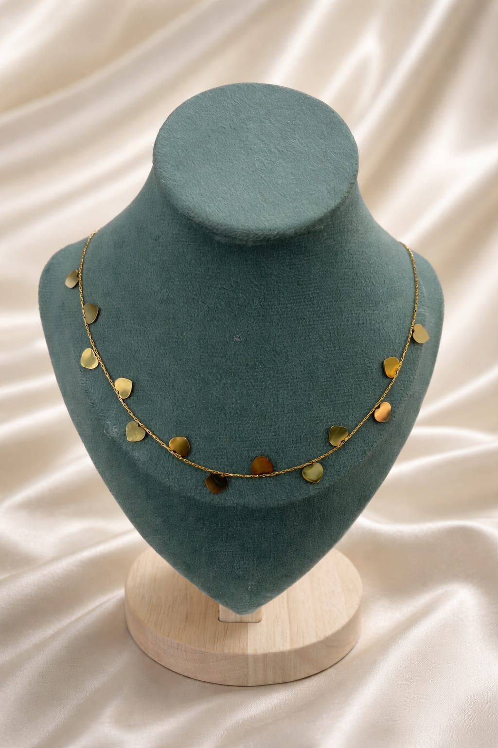 Gold Heart Charm Necklace