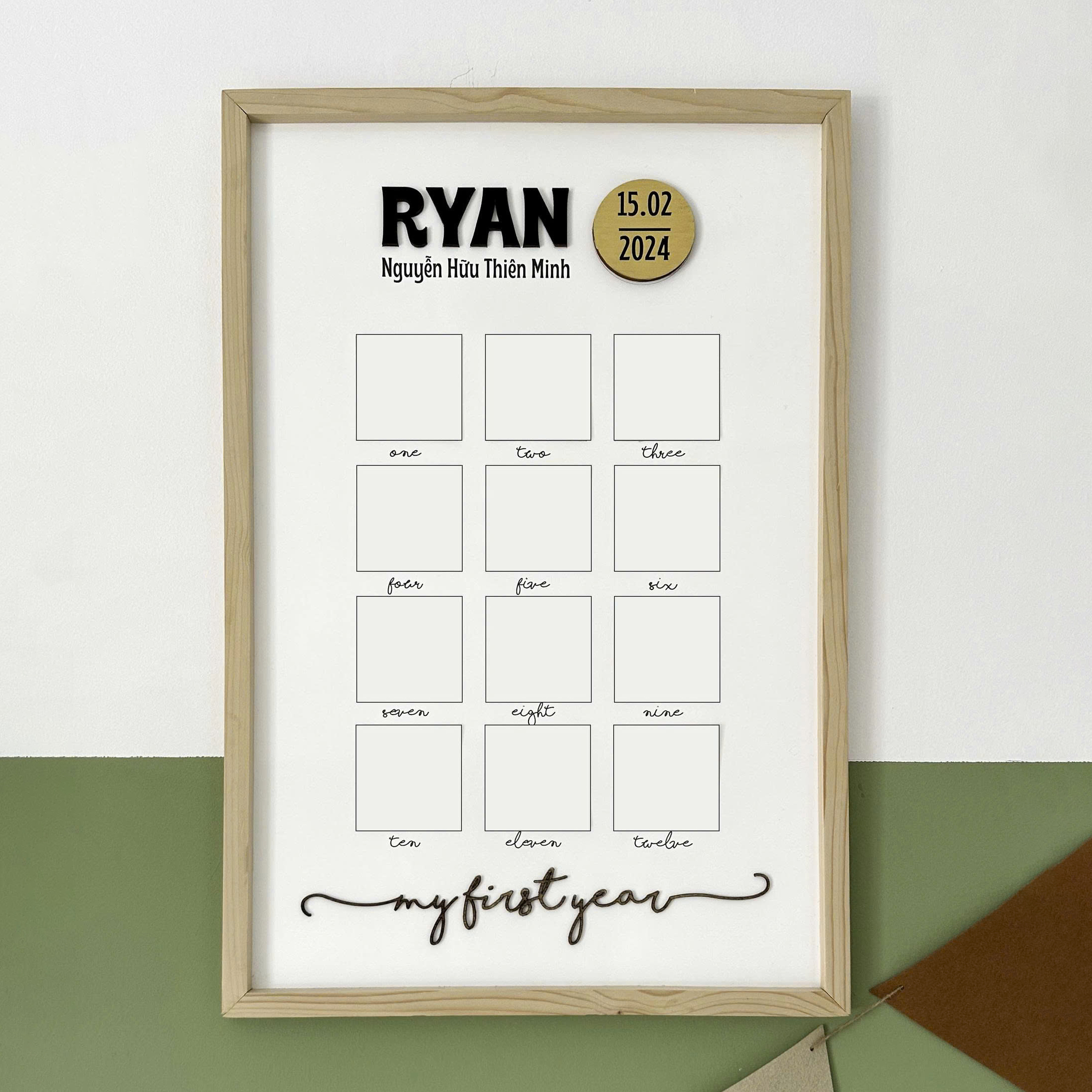 Personalized Baby Photo Frame