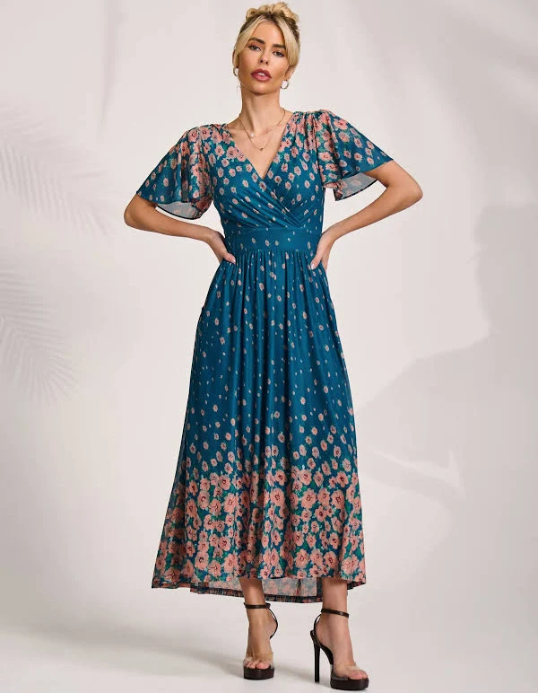 Floral Print Maxi Dress