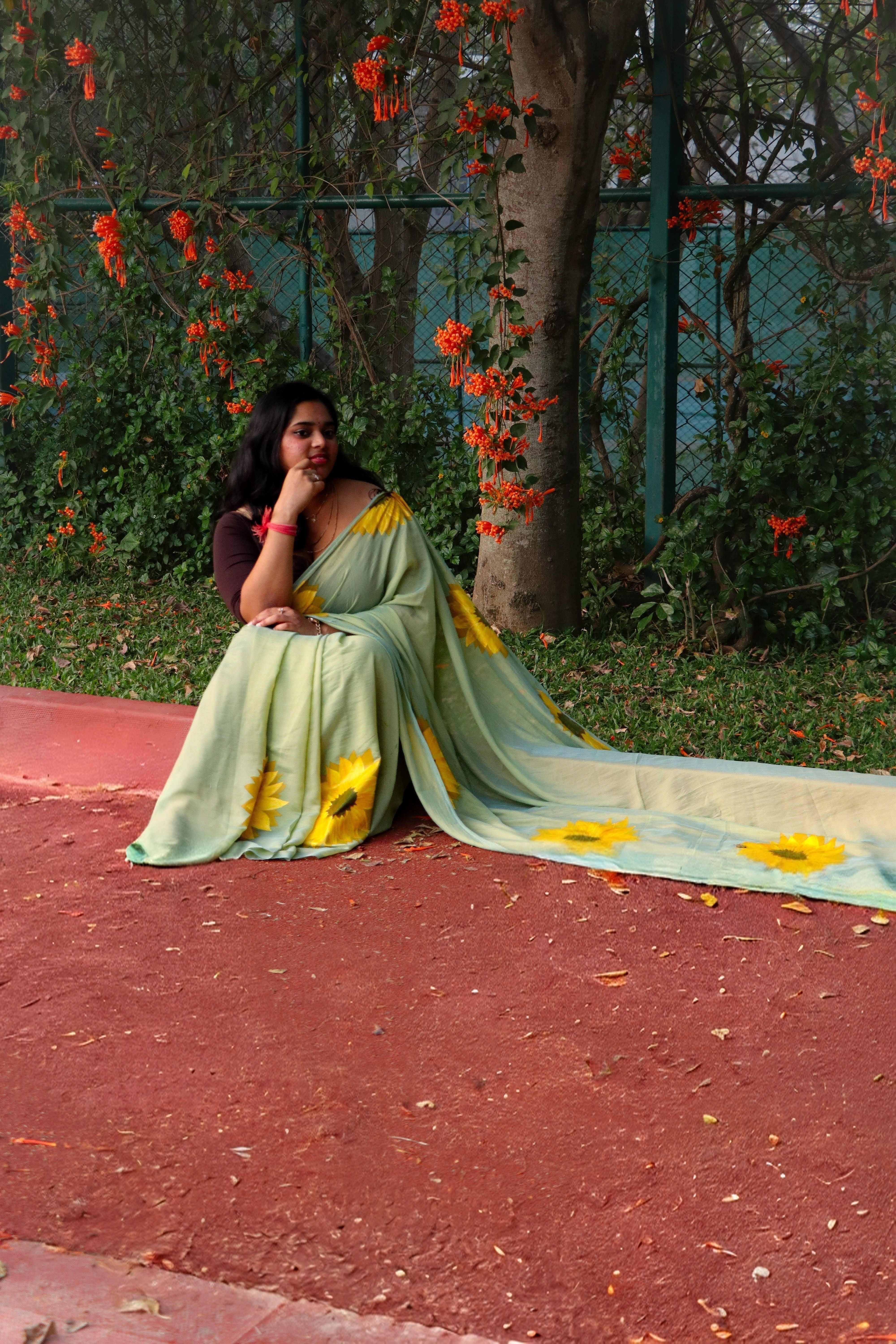 Towards the Light Saree