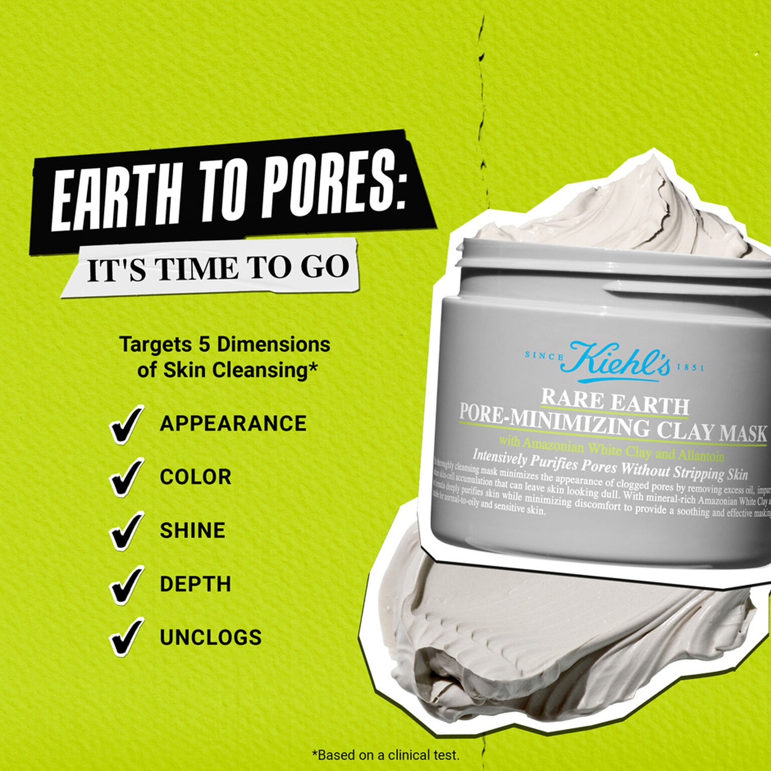 Rare Earth Pore-Minimizing Clay Mask