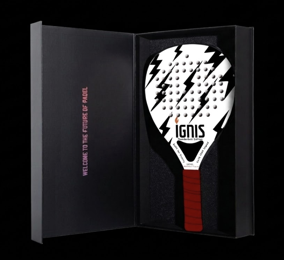 Raquette de Padel IGNIS Thunderbolt | Performance & Design Premium PadeLabs