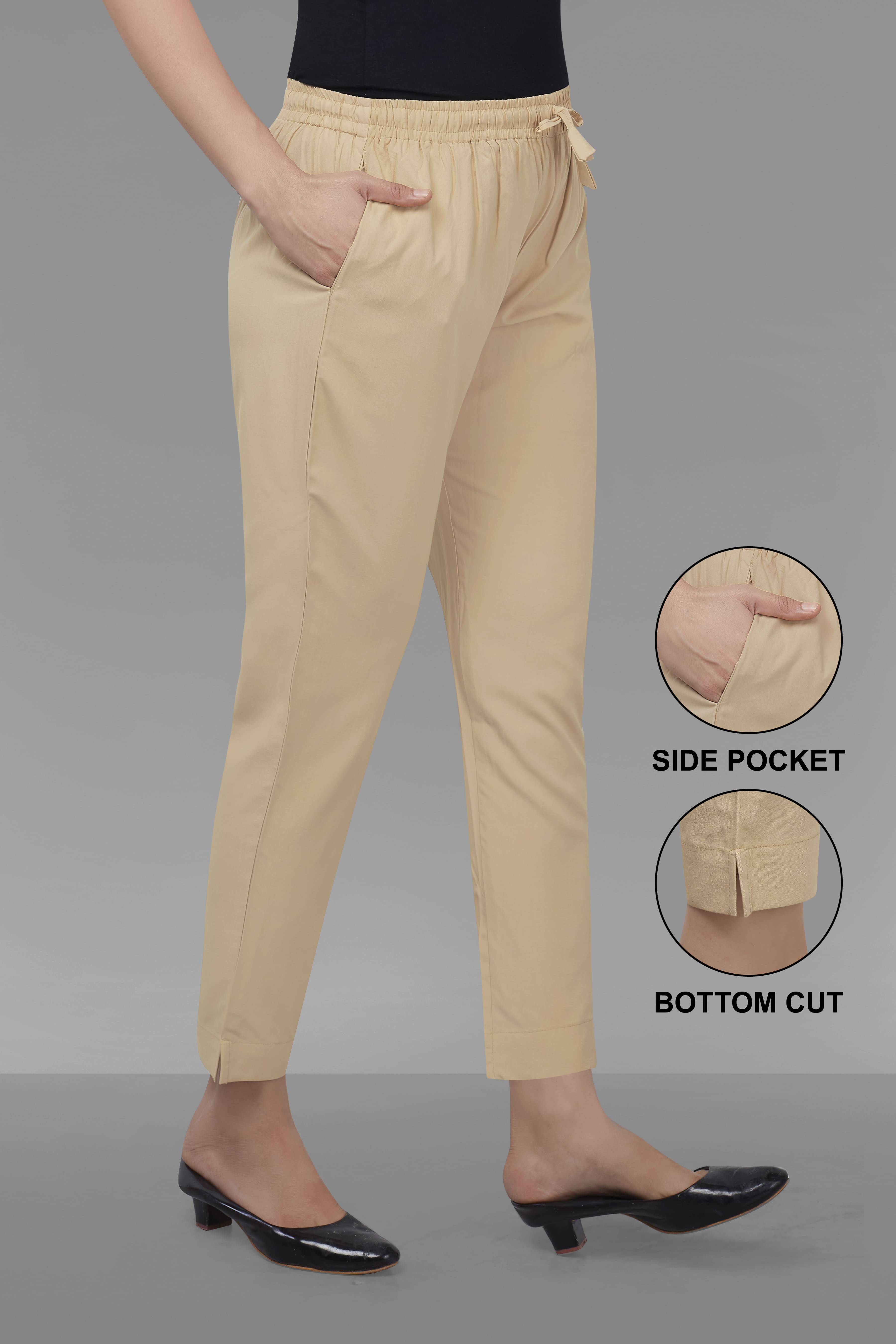Women's Rayon Comfort Knot Pant