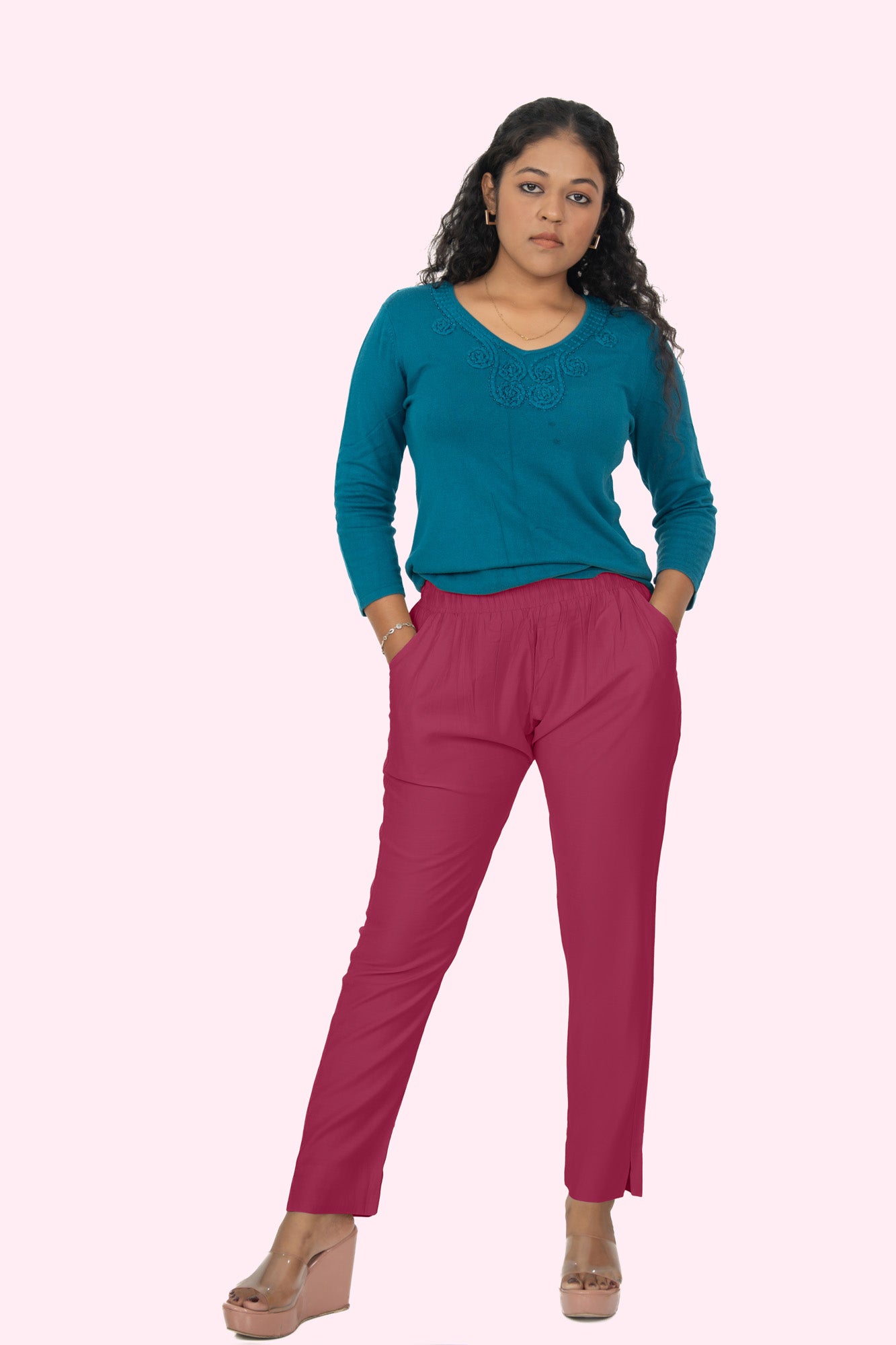 Rayon Silk pant (Vetigan fabric)