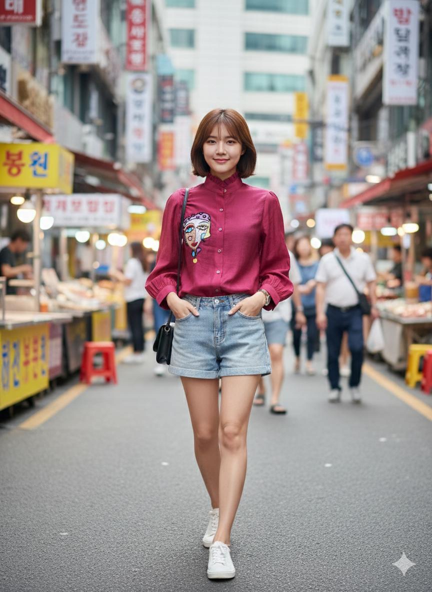 Embroidered Maroon Shirt