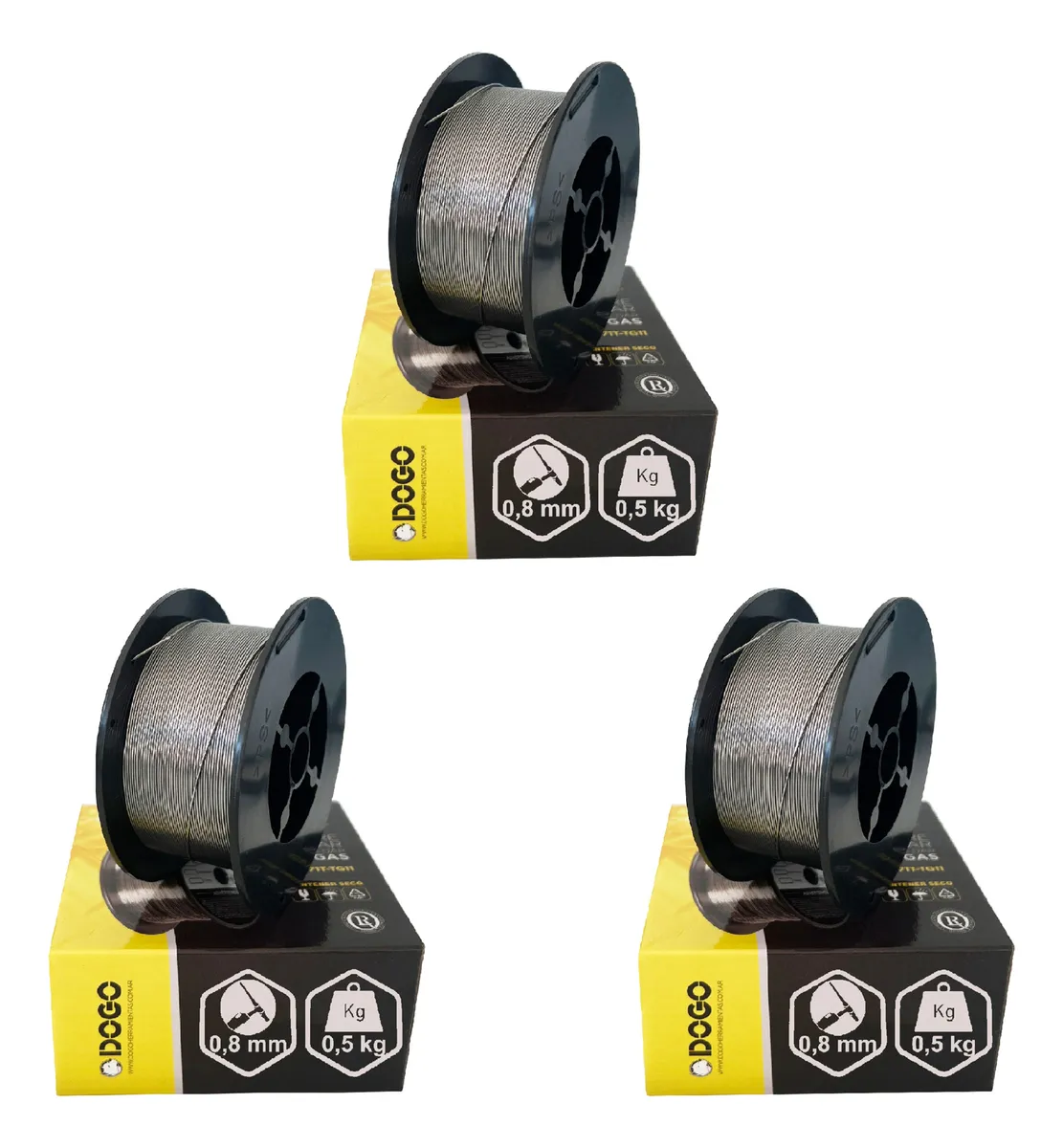 Alambre de soldadura DOGO de 0,8 mm