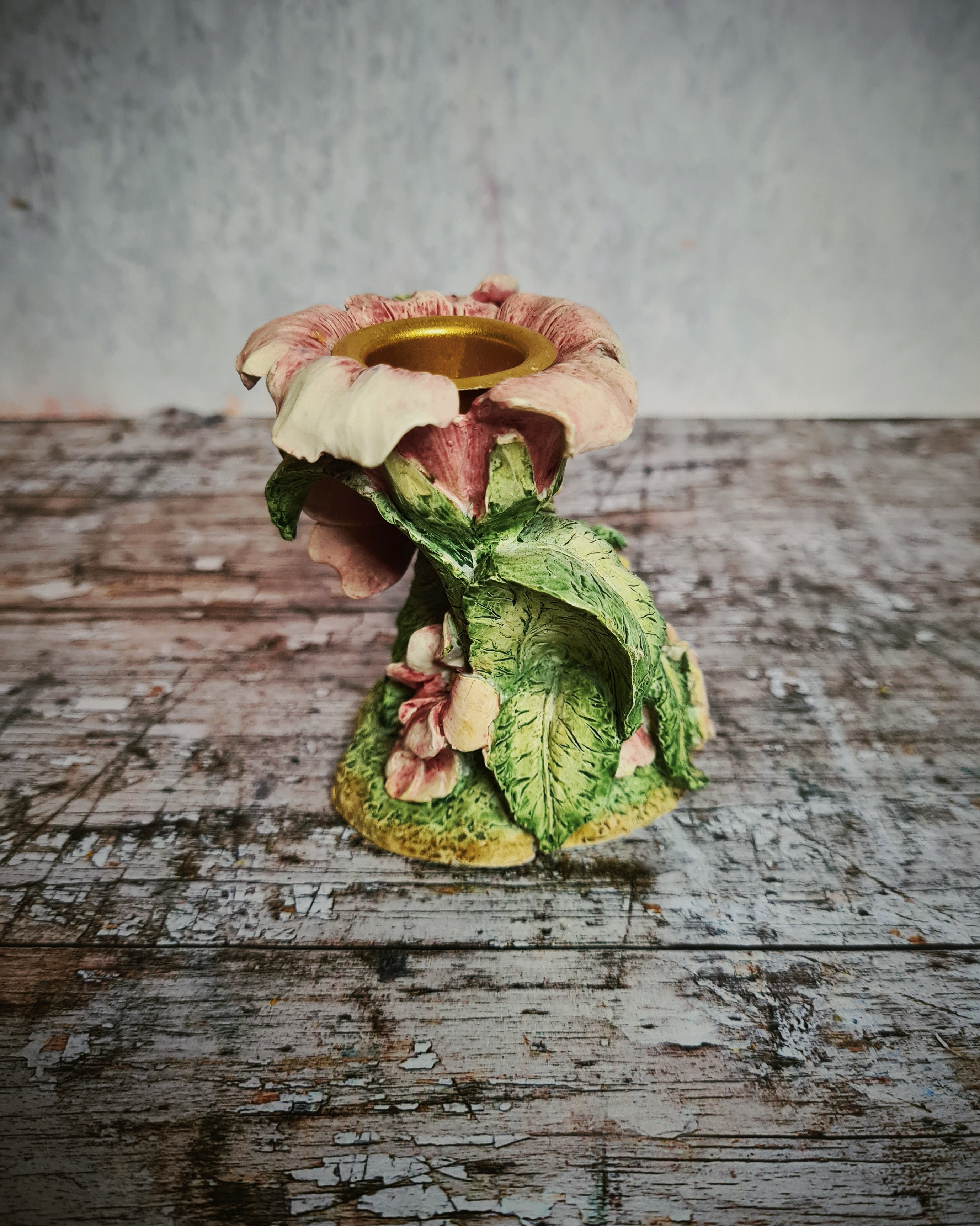 Floral Fairy Pixie Small Candle Holder
