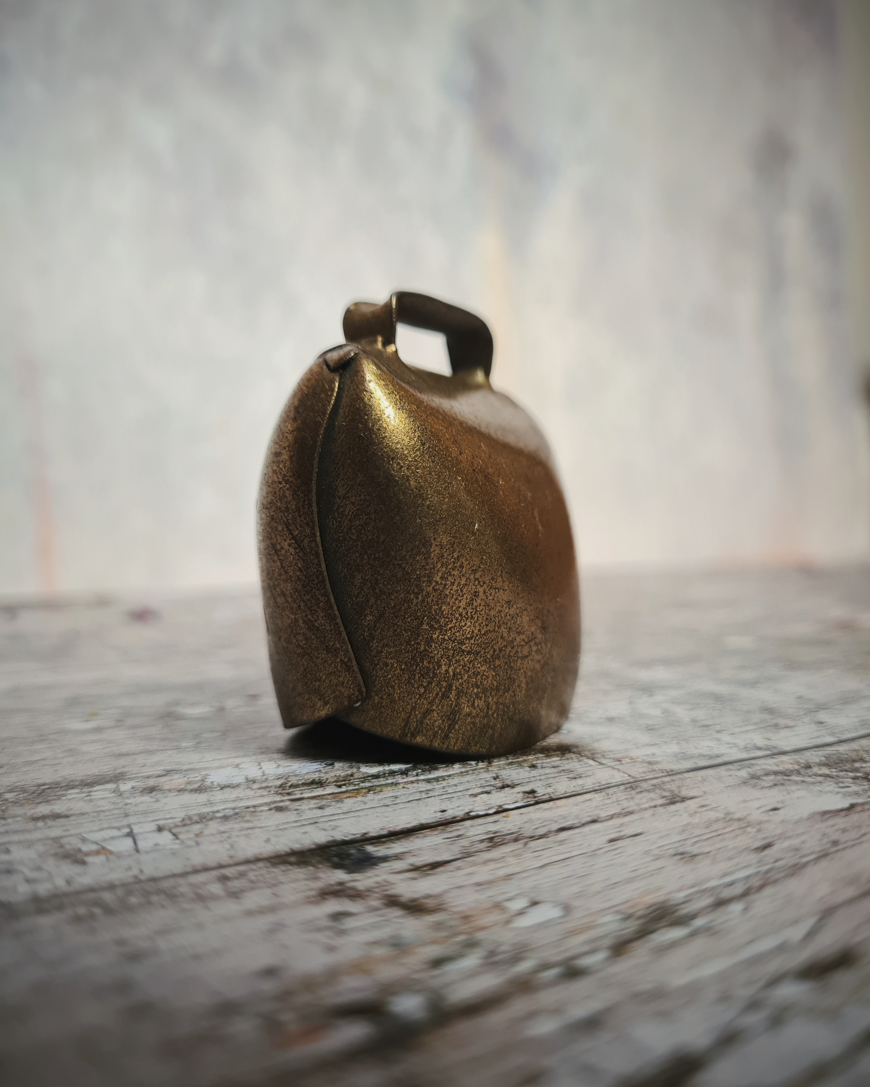 Vintage Brass Edelweiss Bell