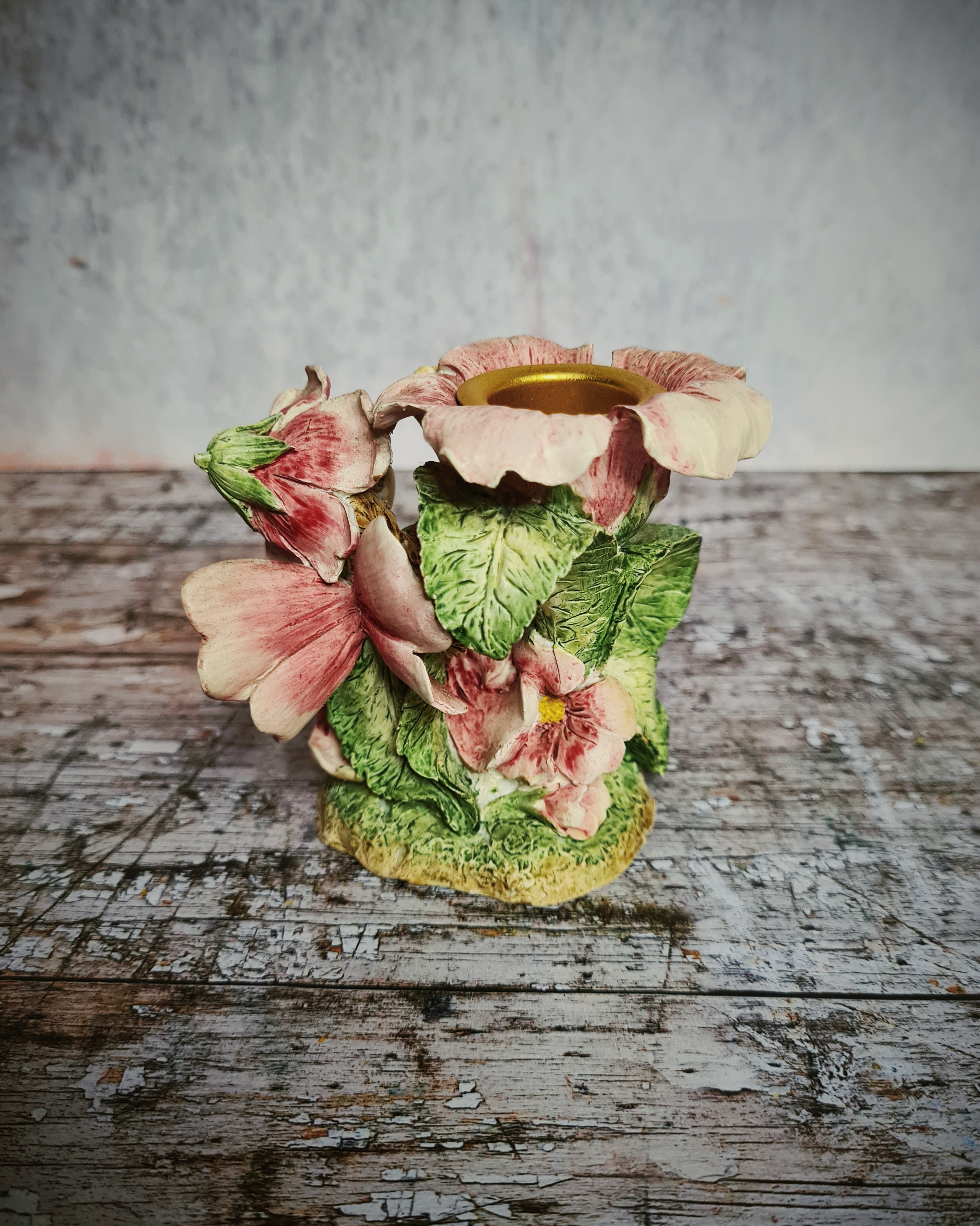 Floral Fairy Pixie Small Candle Holder
