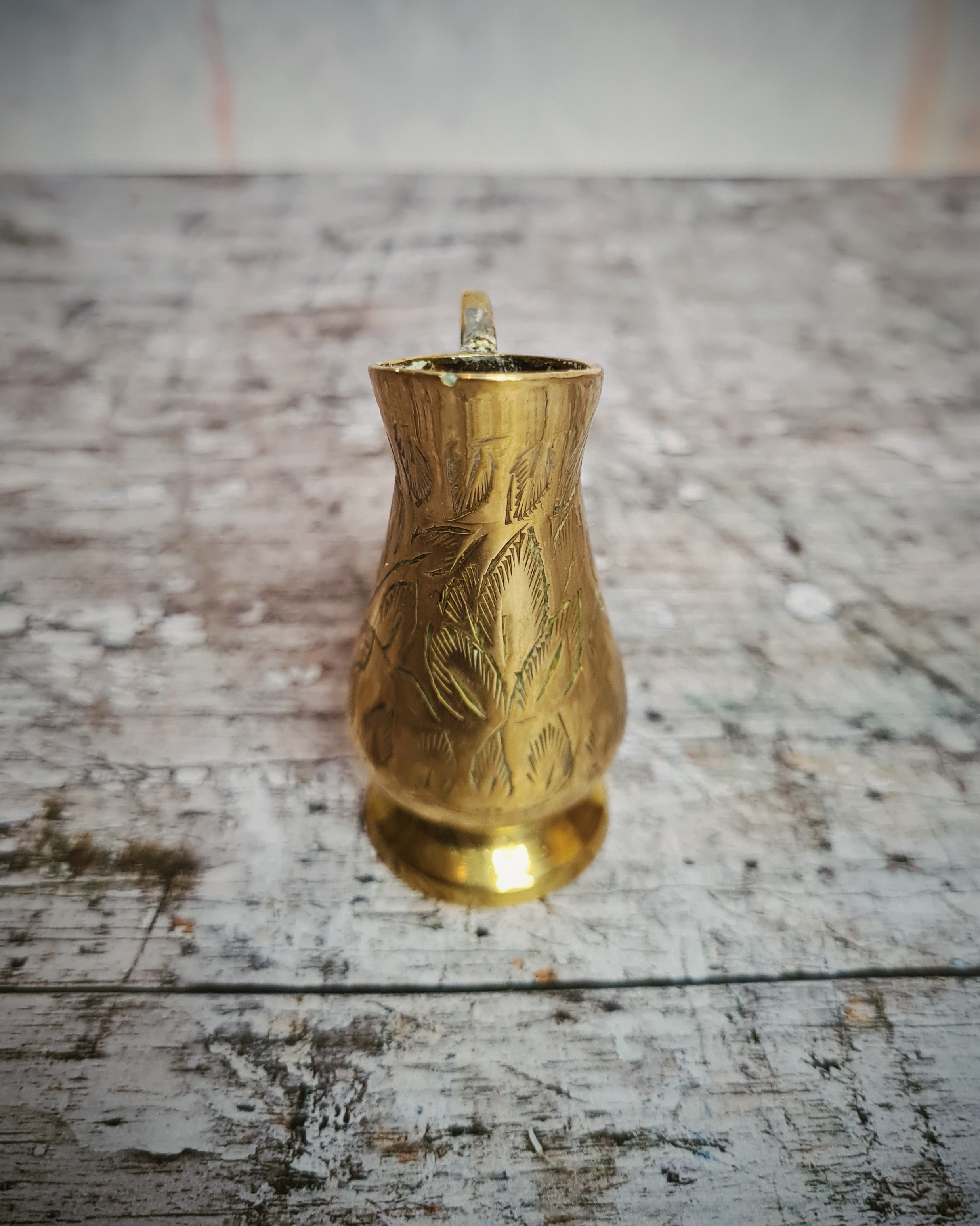 Mini Decorative Brass Coffee Pot Set