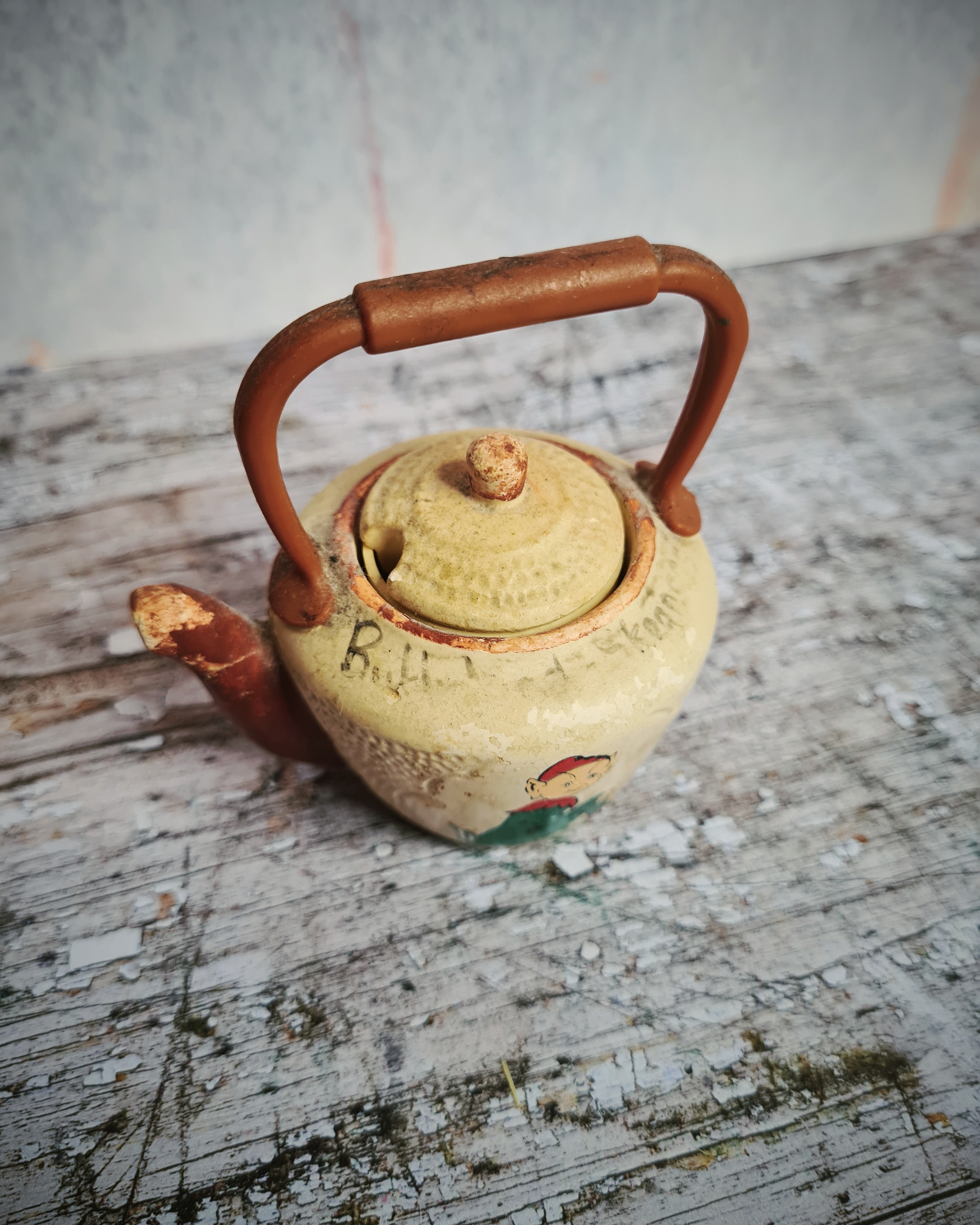Vintage Pixie Mini Teapot Souvenir