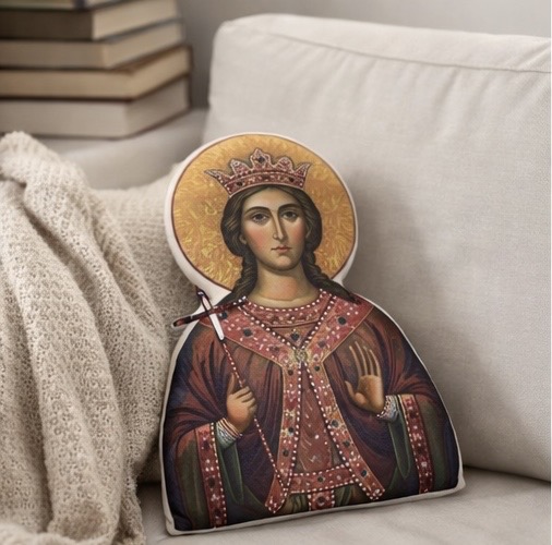 Custom Saints Shaped Pillows