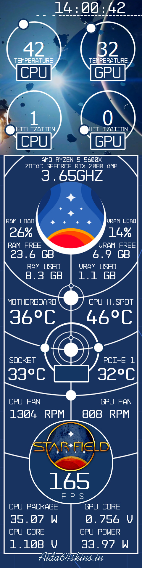 System Monitor Widget