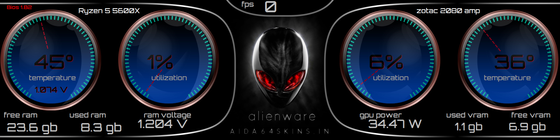 Alienware Performance Monitor Overlay