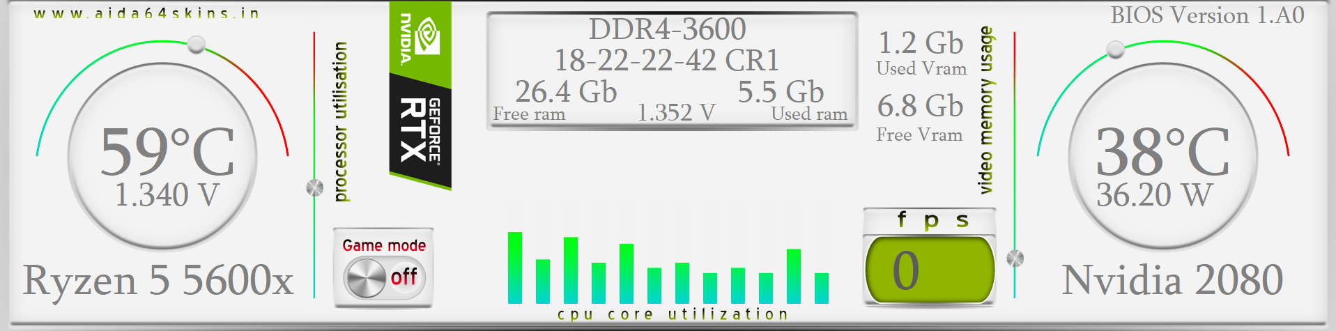 PC Hardware Monitoring Overlay
