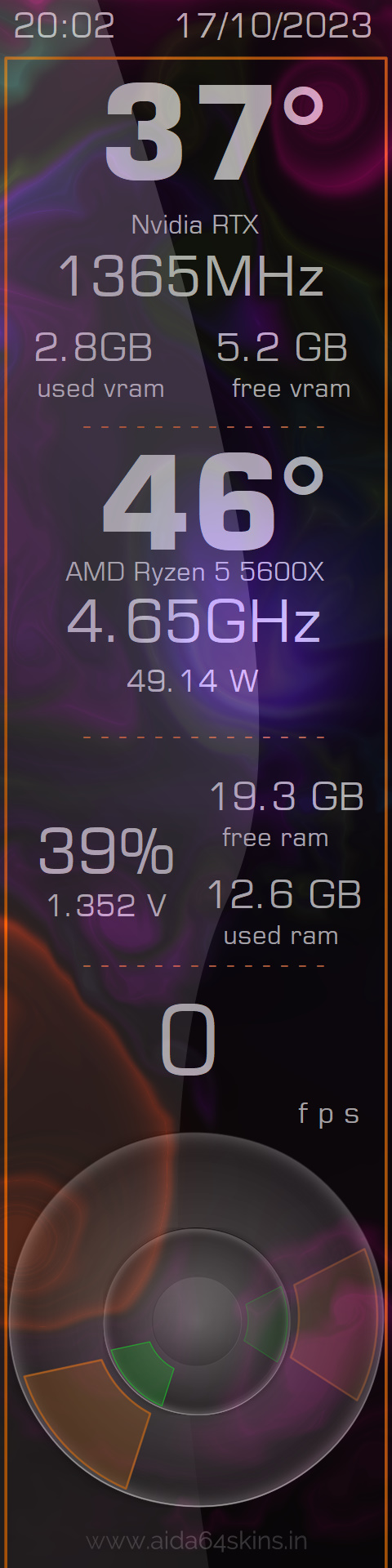 PC Hardware Monitoring Overlay