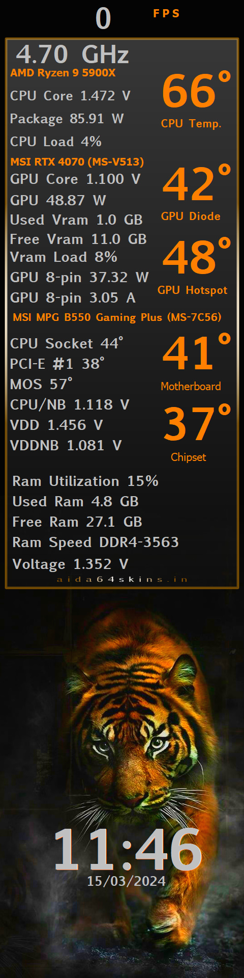 Real-Time System Monitor Overlay