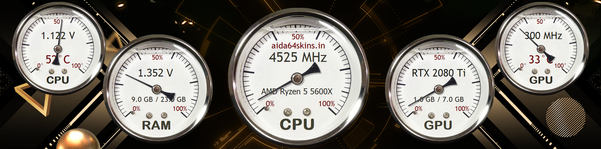 PC Hardware Monitor Dashboard