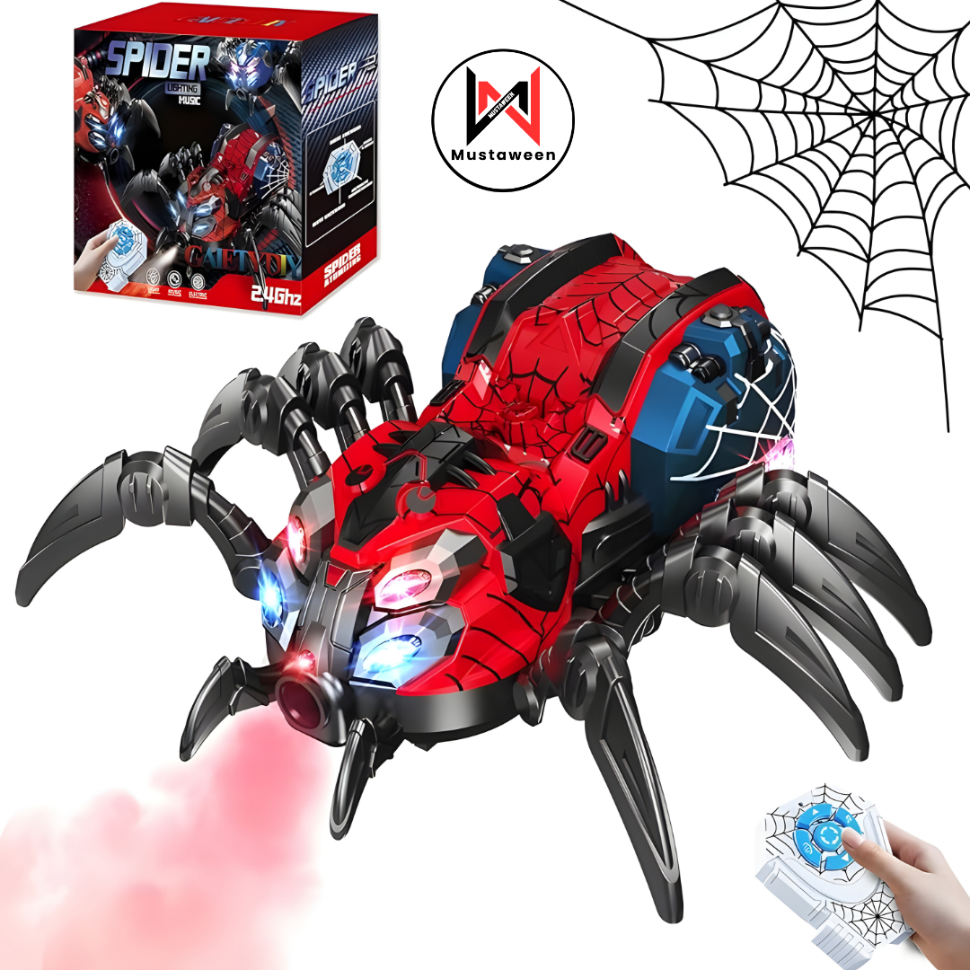 Remote Control Spider with Spray + Light & Music