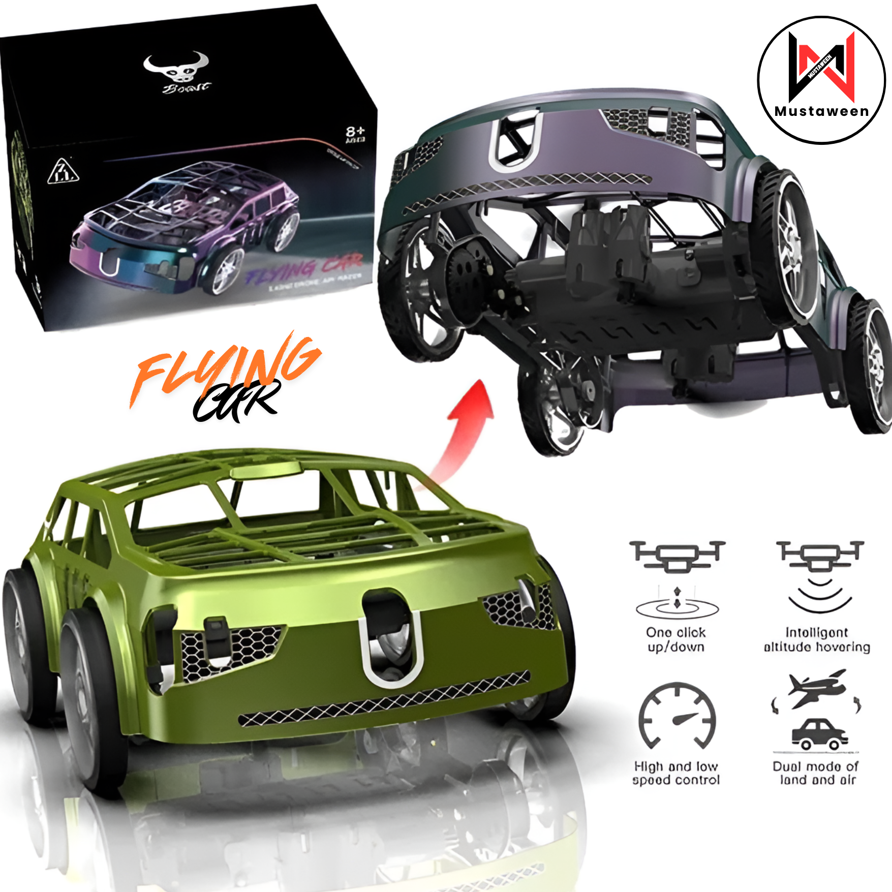  Remote Control Flying Car - Dual Mode