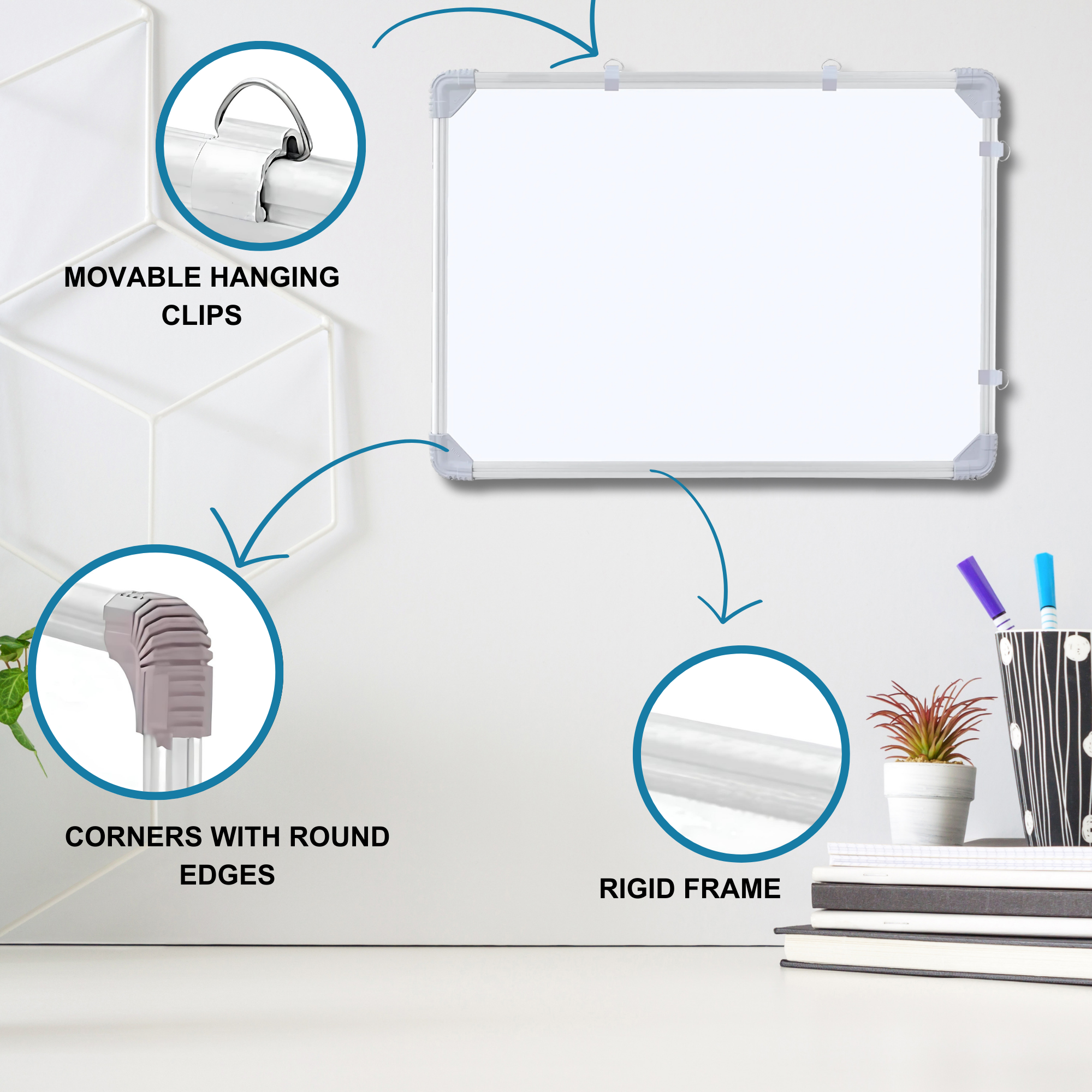 Dual Side 2-in-1 Writing Board