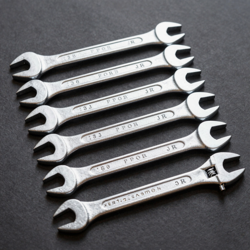6-Piece Open-End Wrench Set