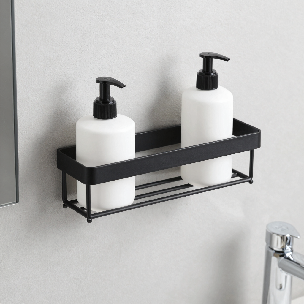 Wall-Mounted Bathroom Shelf
