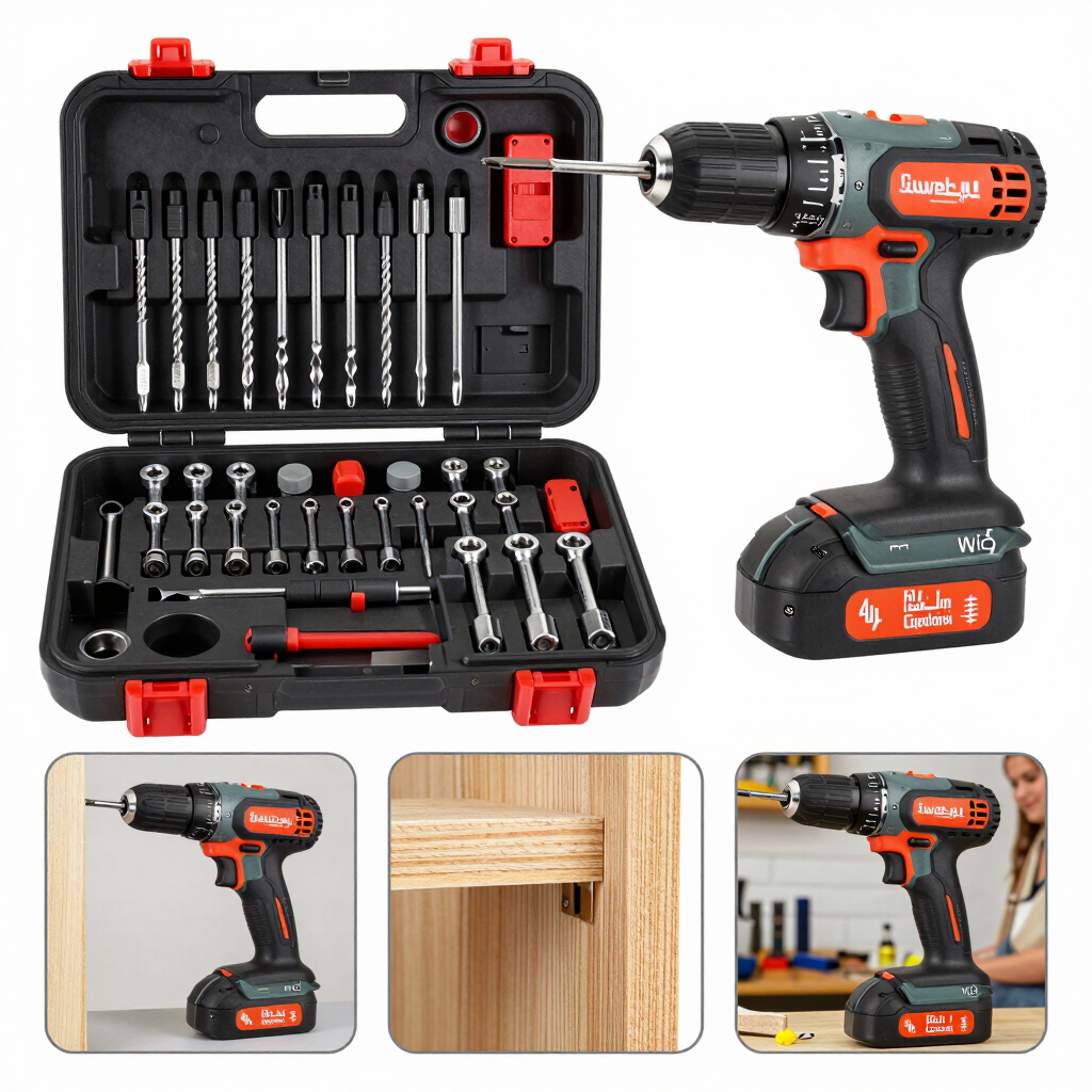 KRAFTR Cordless Drill Set