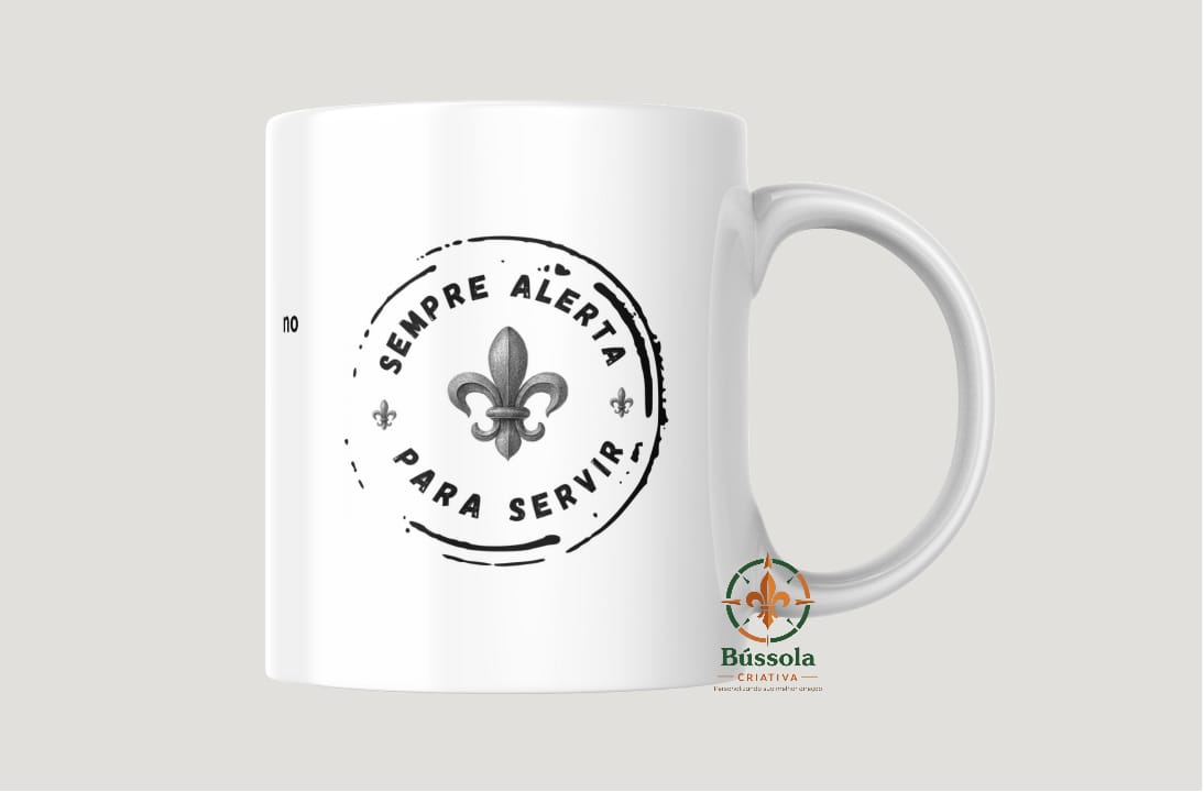 Caneca Escoteira 'Sempre Alerta'