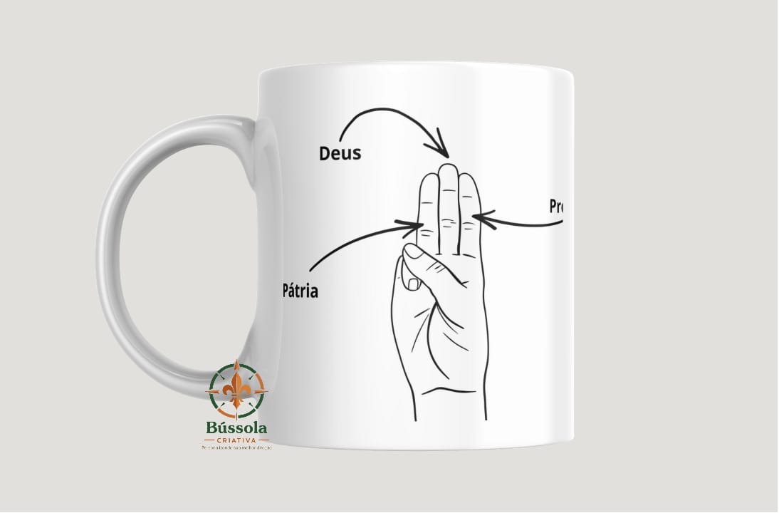 Caneca Escoteira 'Sempre Alerta'