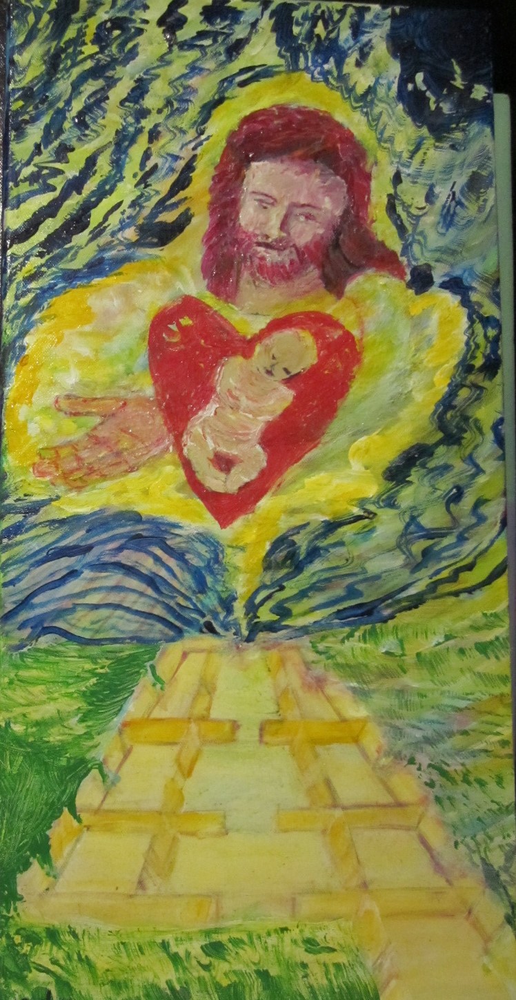 Jesus the baby and the roons