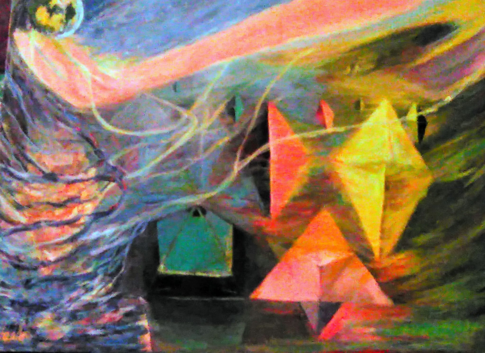 Geometric Fantasy Abstract Painting Shapes