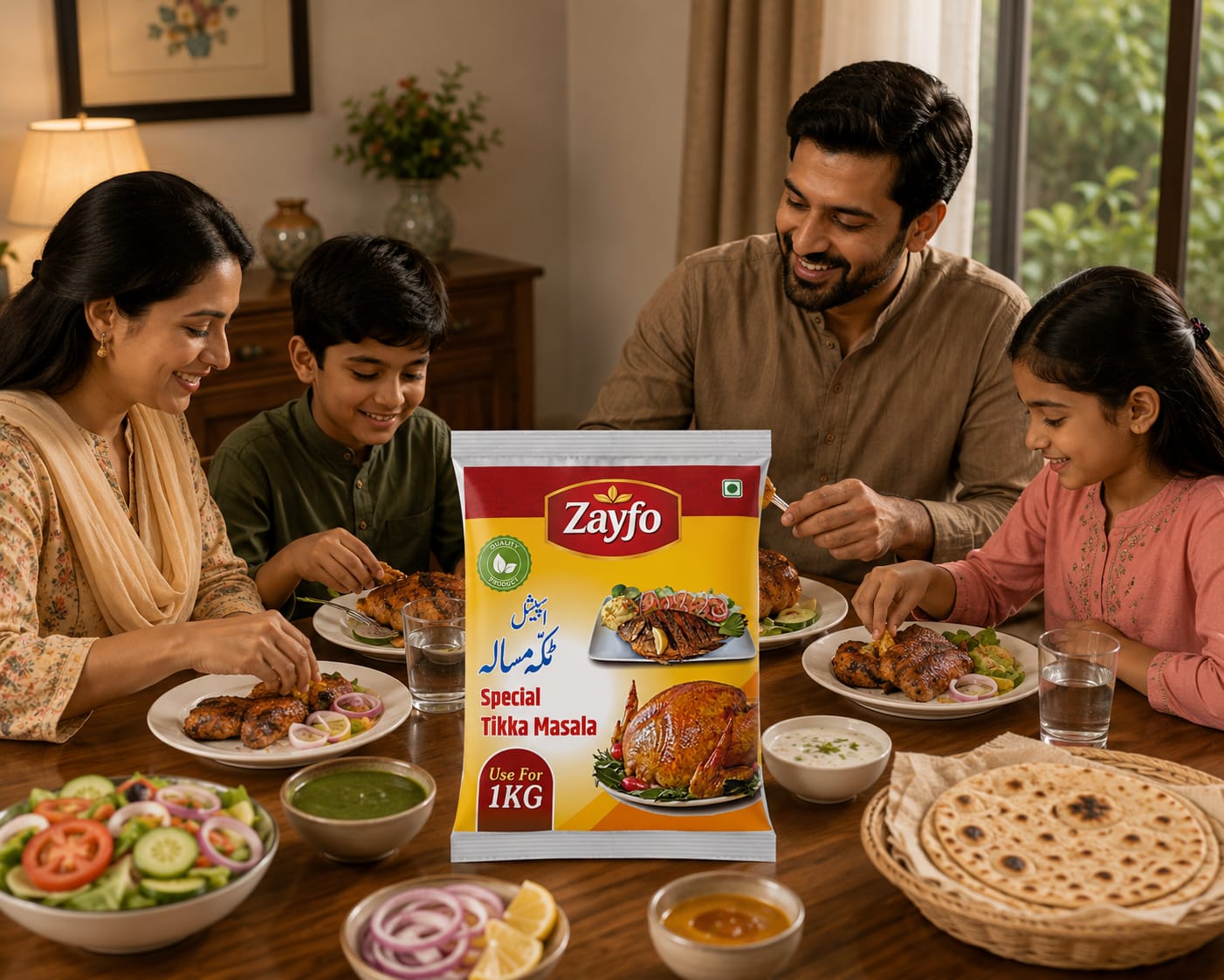 Zayfo Tandoori Tikka Masala – Premium Indian Masala 80g ( Pack of 5 )