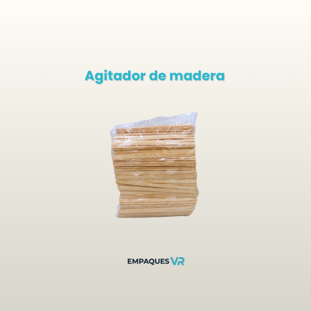Bolsa agitador de madera con 1000pzas