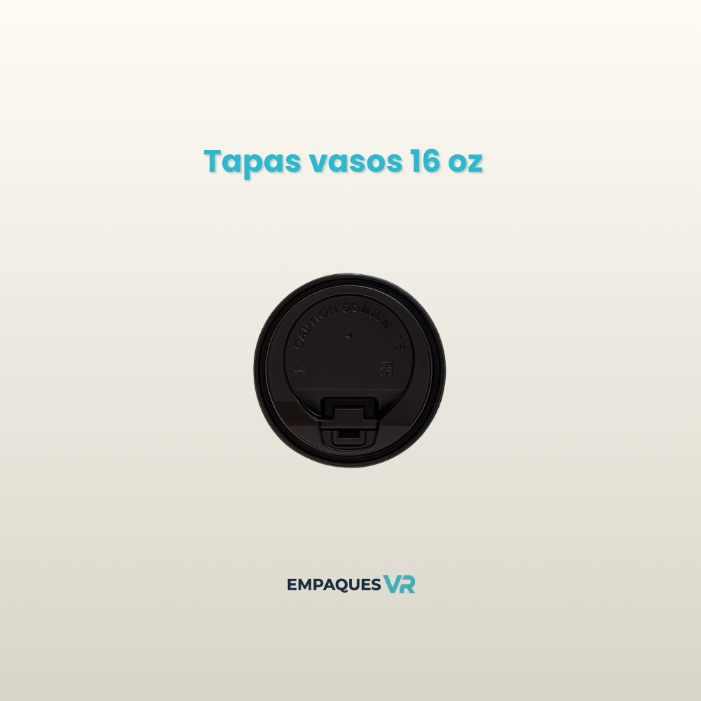 Tapa vasos 12-16 oz bebida caliente 