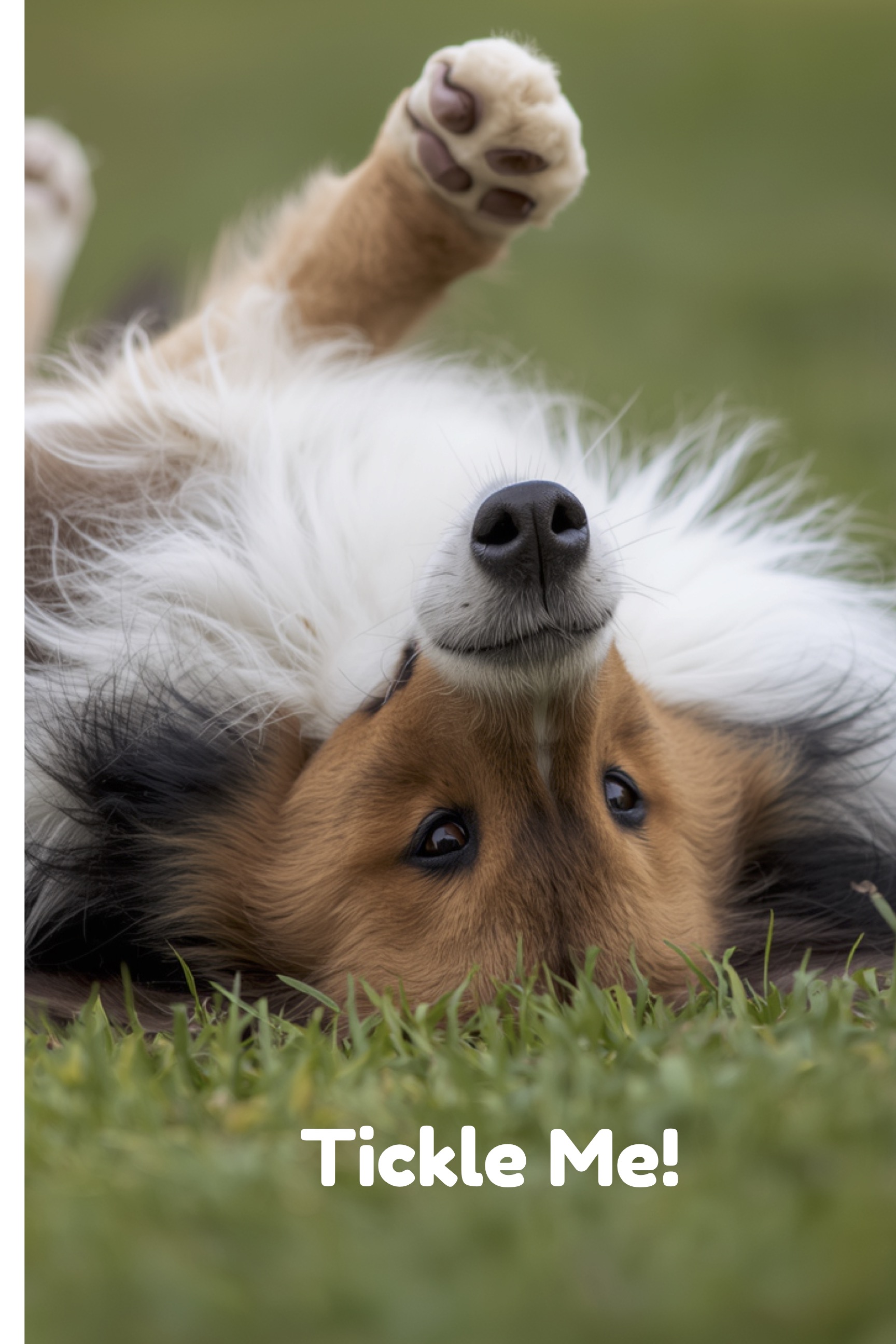 Tickle Me! Collie Digital Art