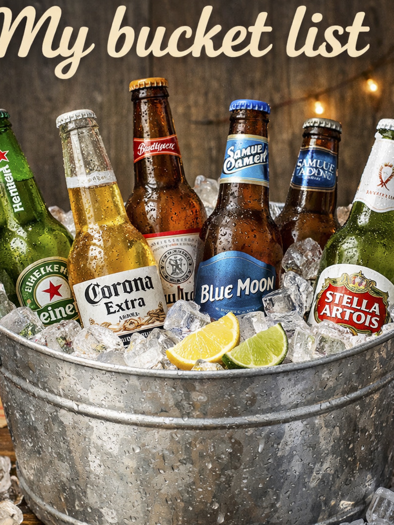 Bucket List Beer Digital Art