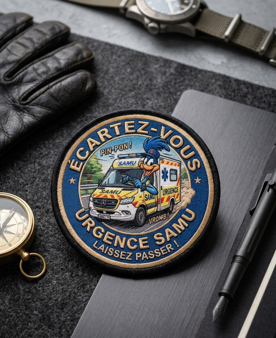 Ecusson Écartez-vous SAMU