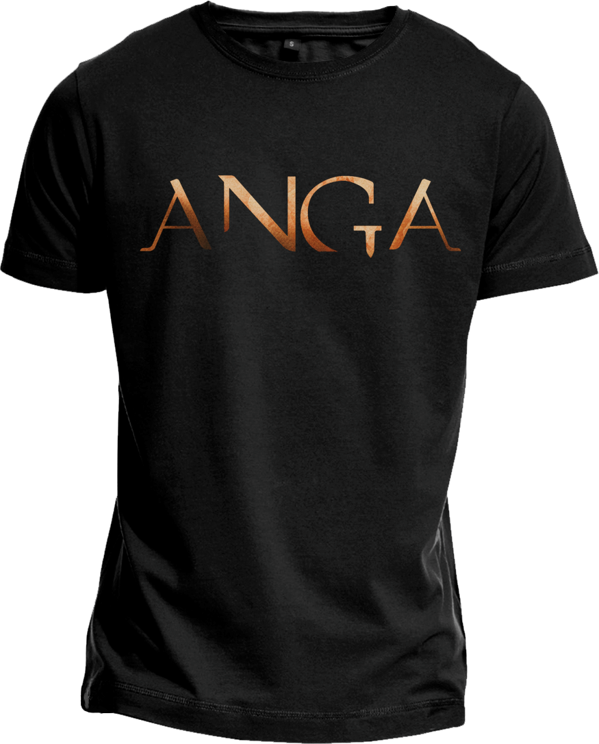 ANGA Black T-Shirt