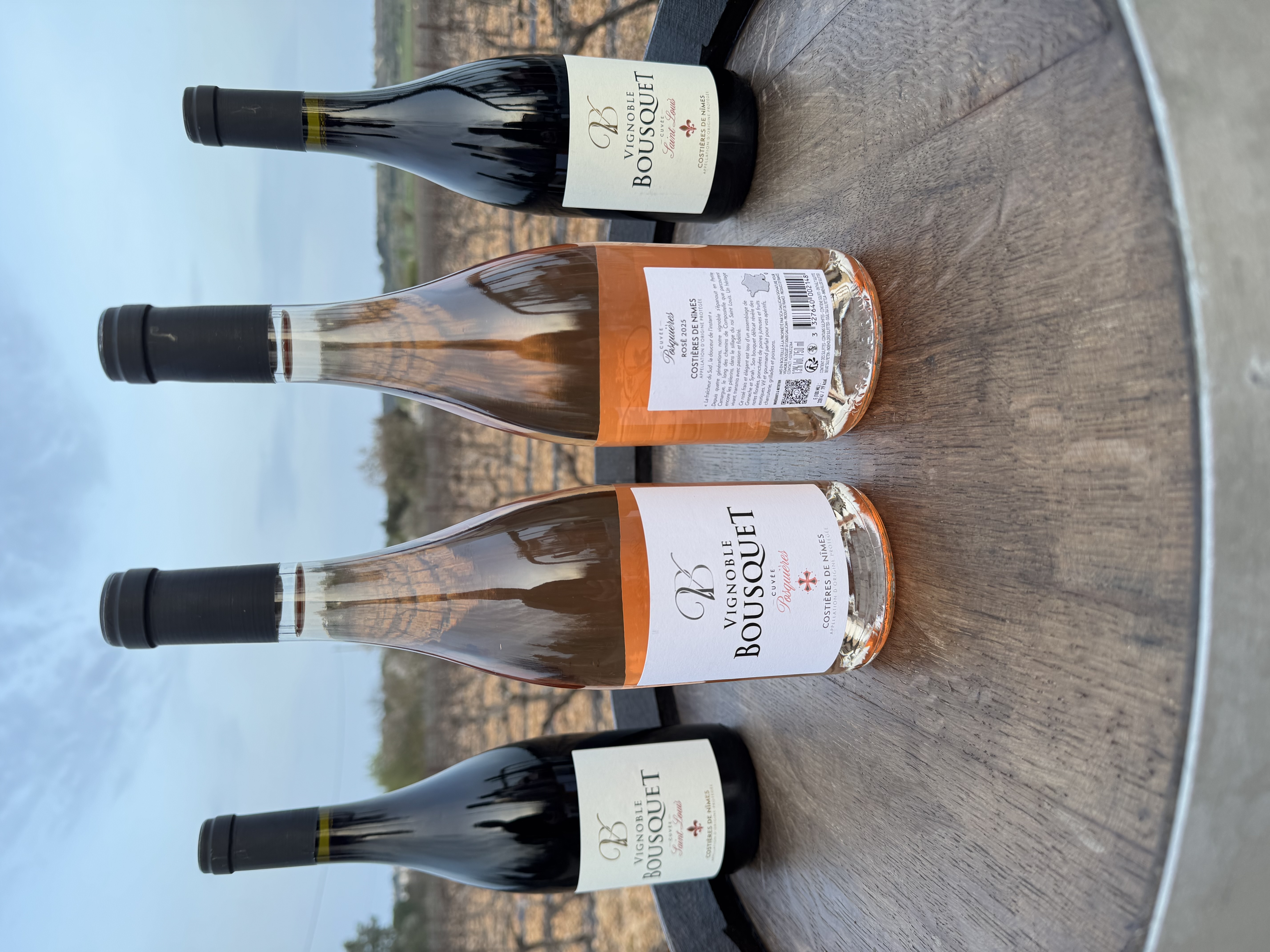 Vin rosé cuvée Posquières 