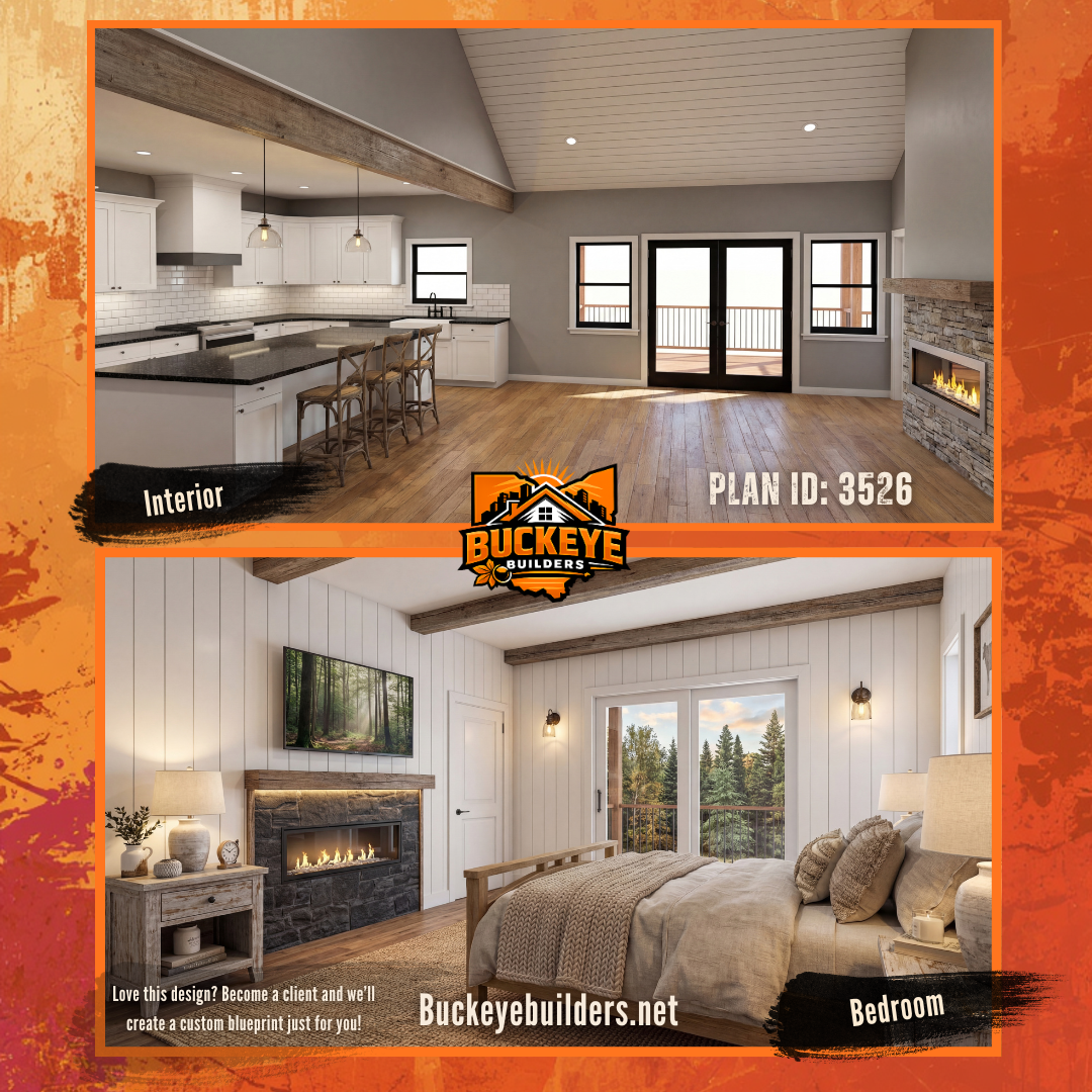 Plan #3526 - Barndominium on a Basement Foundation