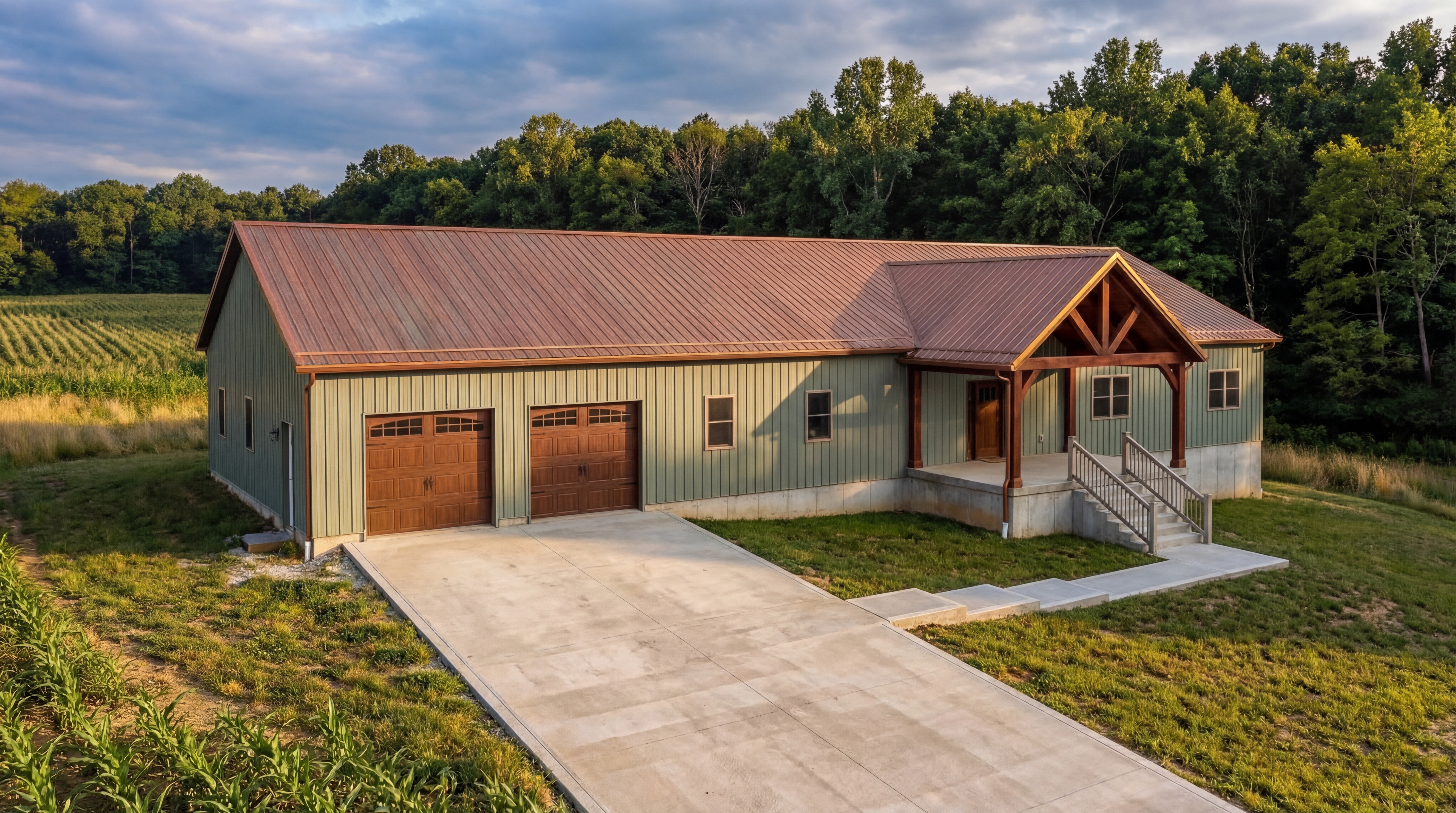 52'x110'x10' Barndominium Free Floor Plan Download