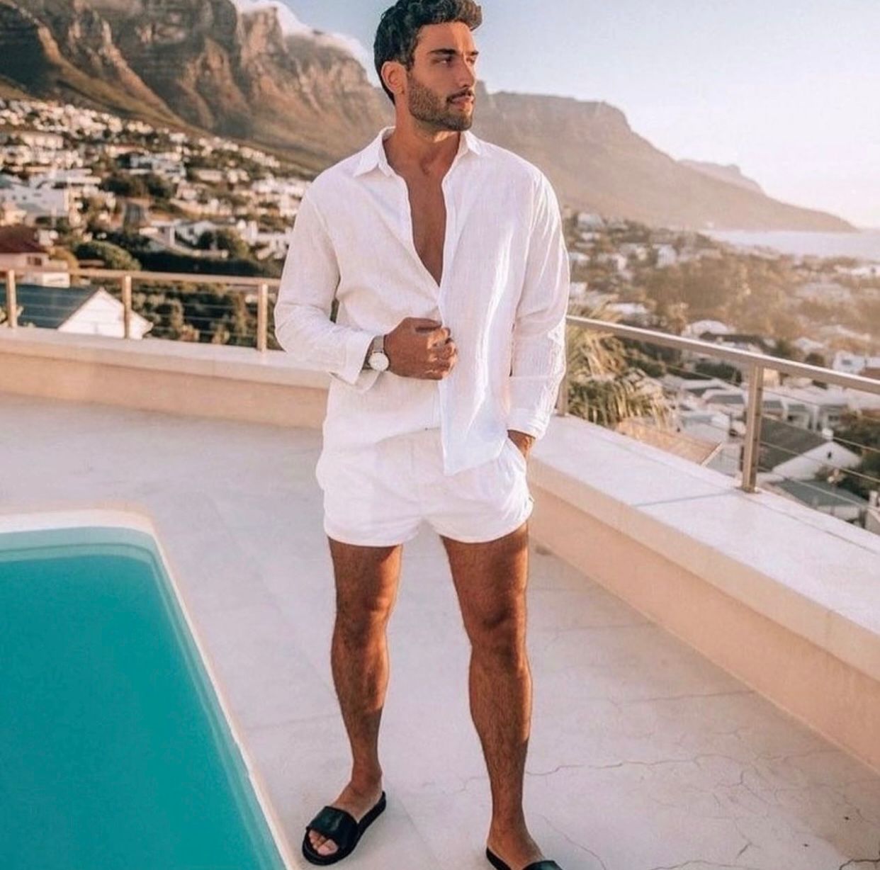 Conjunto Verano Blanco para Hombre