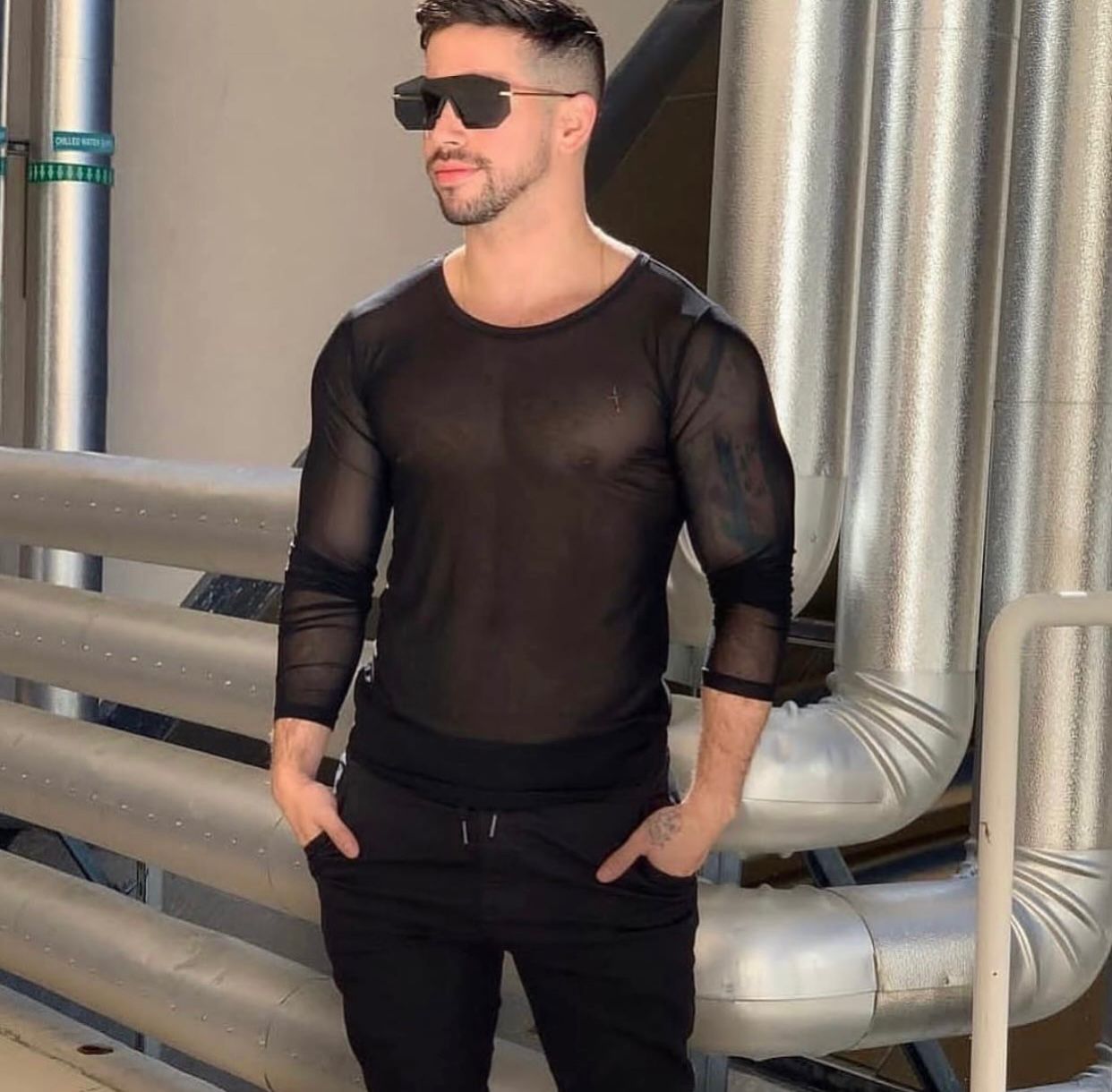 Buso transparente para hombre