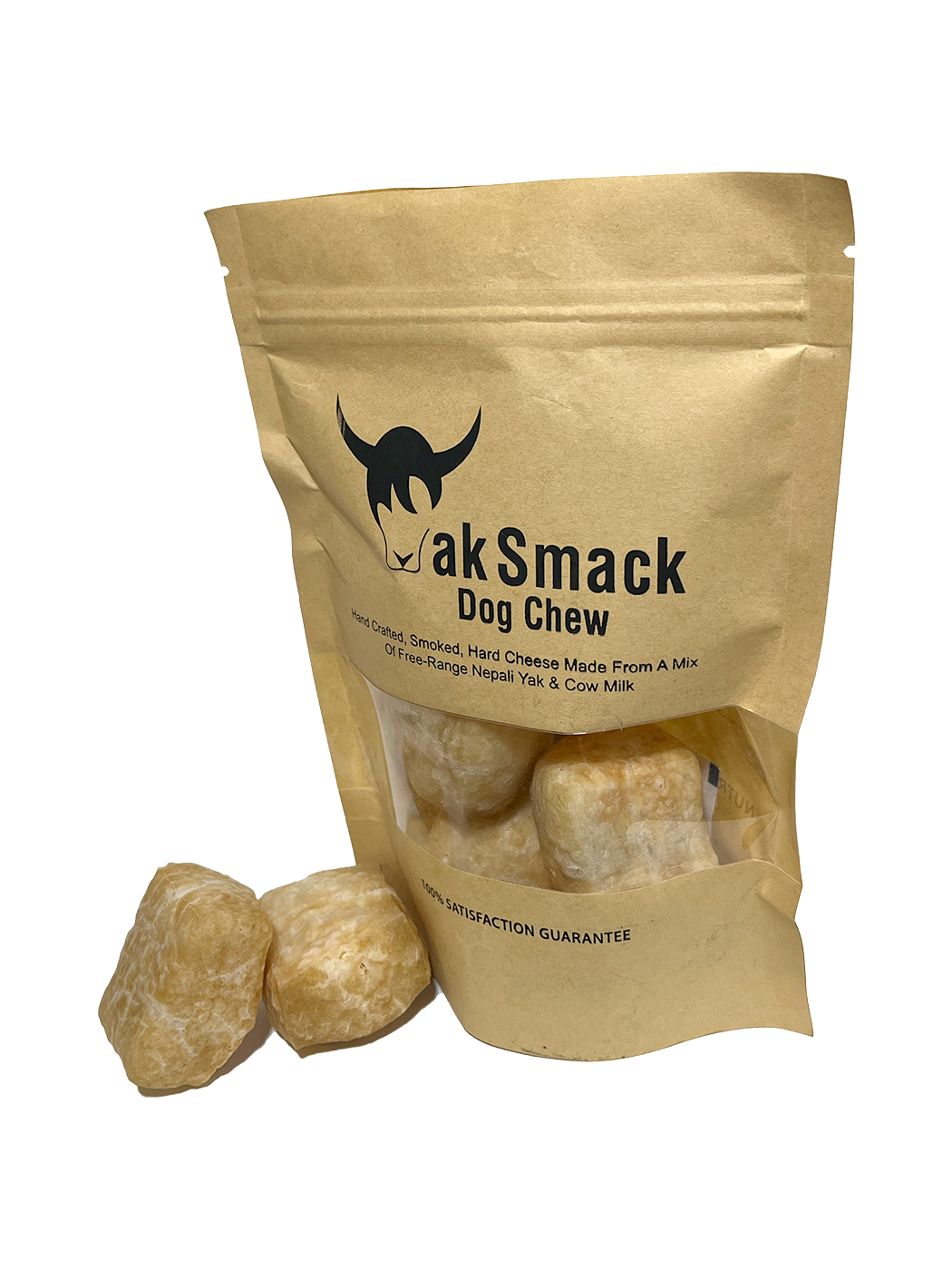 YakSmack Dog Chew Poffy